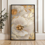Floral Canvas Wall Art WAD320-F 90 x 60 cm / Stretched on hidden frame