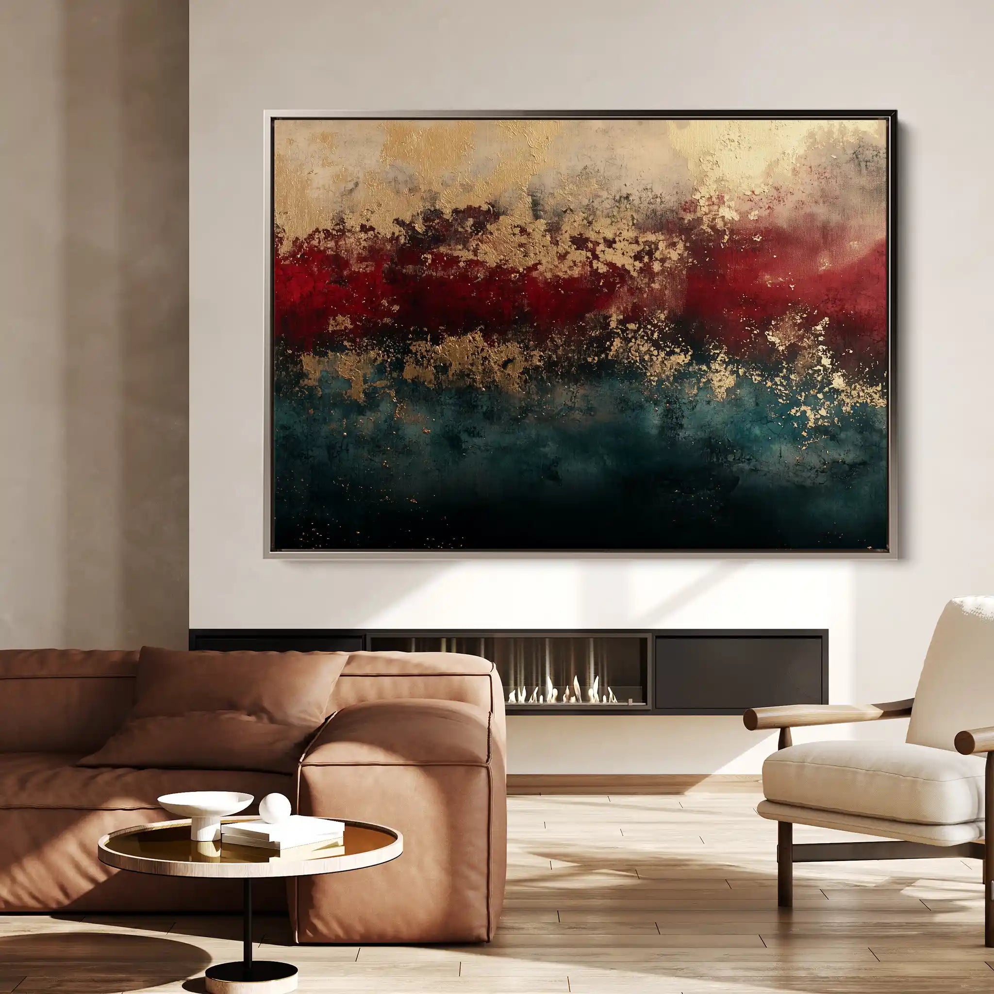 Abstract 322 Canvas Art 60 x 40 cm / Stretched on hidden frame