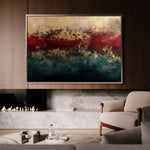 Abstract 322 Canvas Art 60 x 40 cm / Stretched on hidden frame