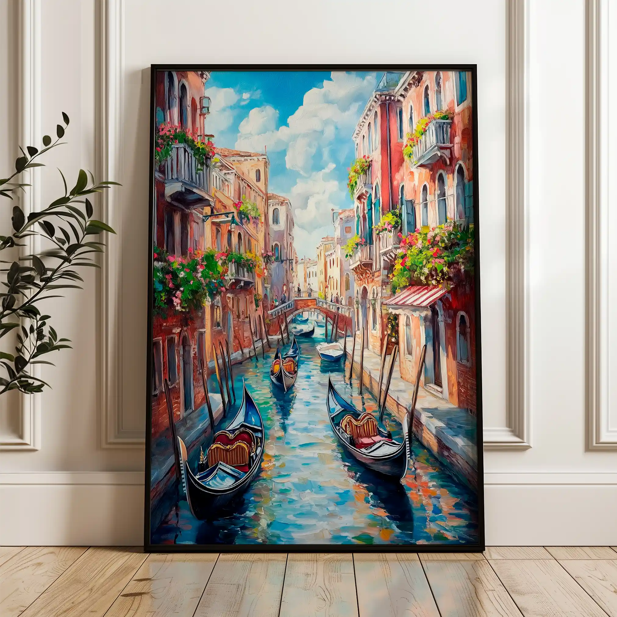 Landscape 322 Canvas Art 90 x 60 cm / Stretched on hidden frame