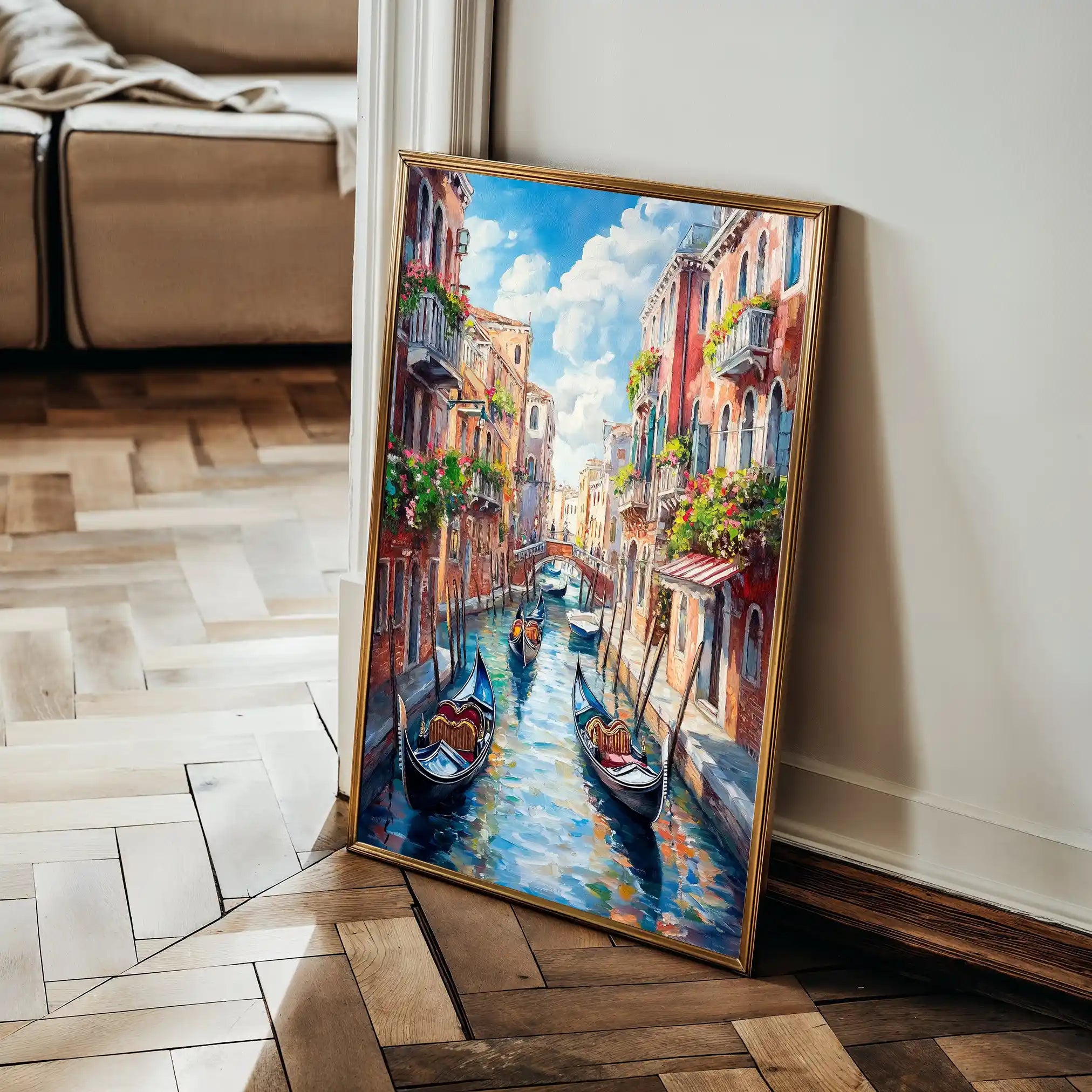 Landscape 322 Canvas Art 90 x 60 cm / Stretched on hidden frame