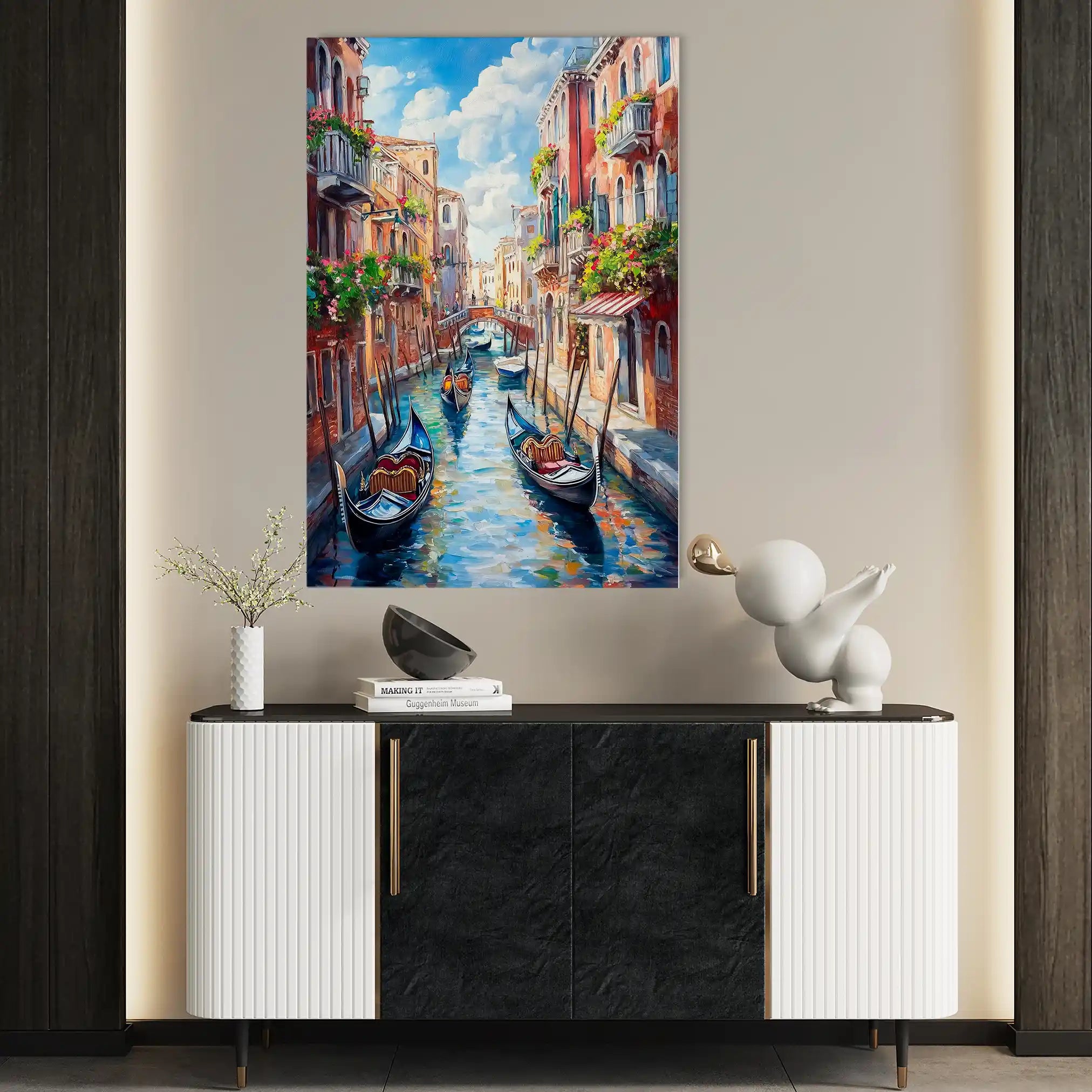 Landscape 322 Canvas Art 90 x 60 cm / Stretched on hidden frame
