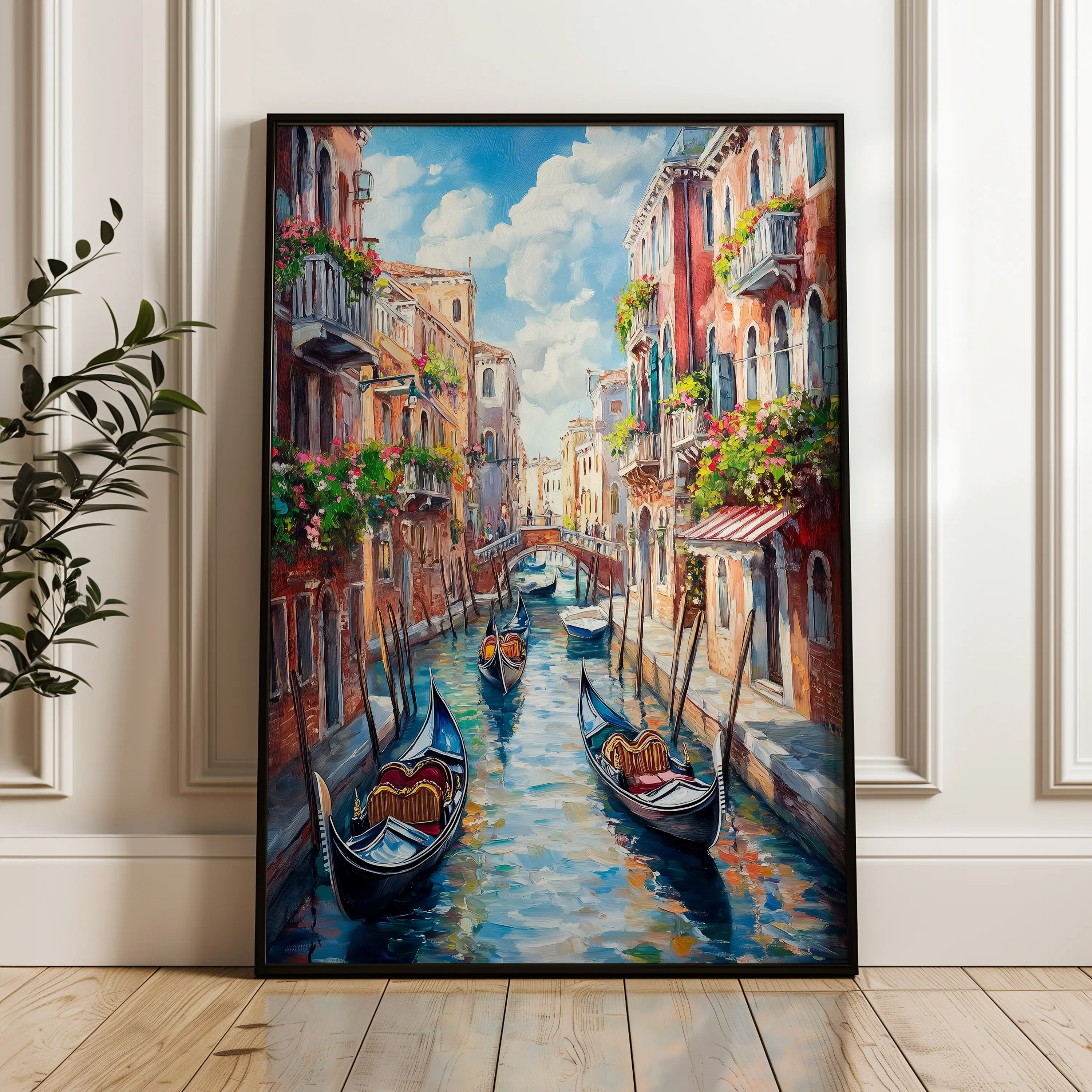 Landscape Canvas Wall Art WAD322-L 90 x 60 cm / Stretched on hidden frame