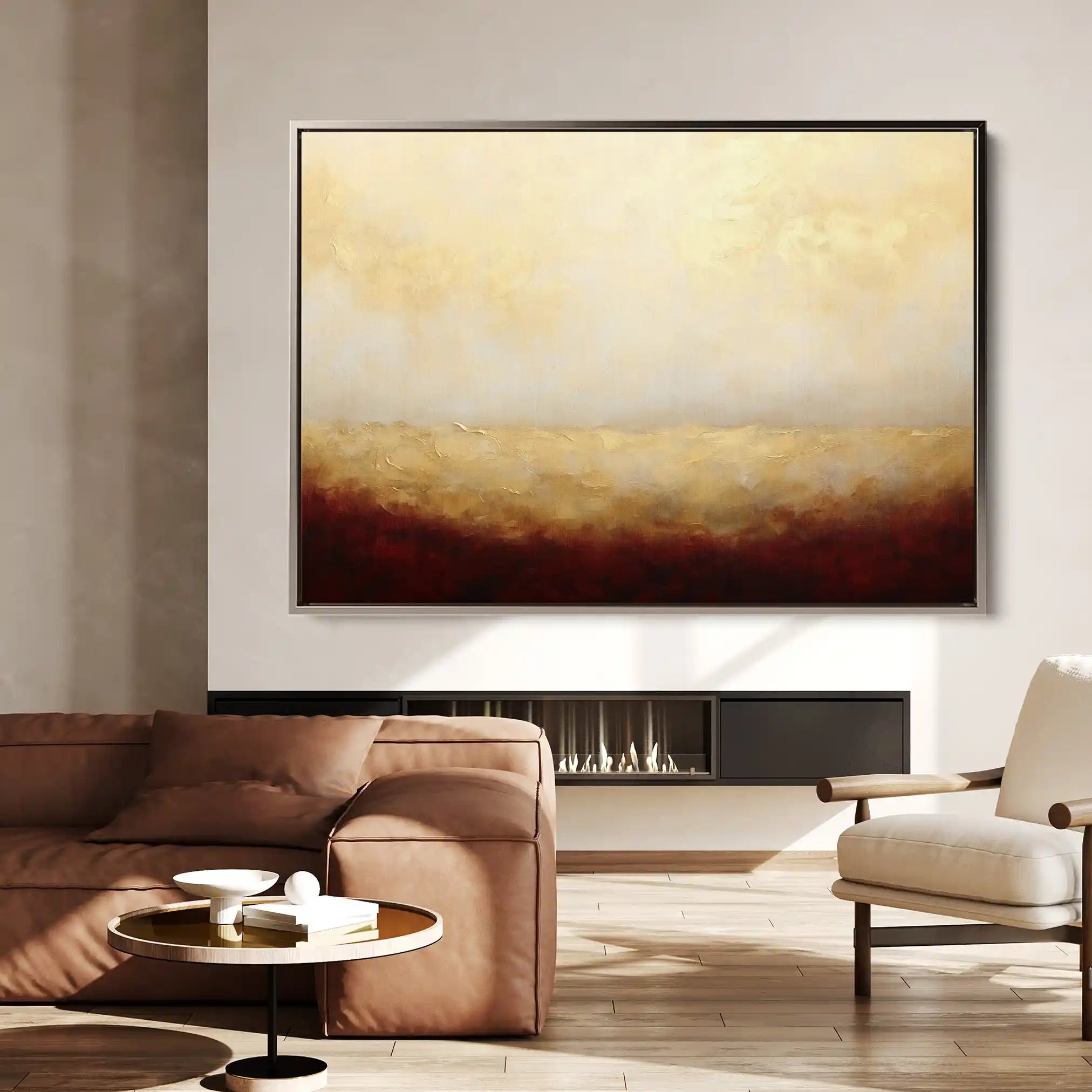 Abstract Canvas Wall Art WAD324-A 90 x 60 cm / Stretched on hidden frame
