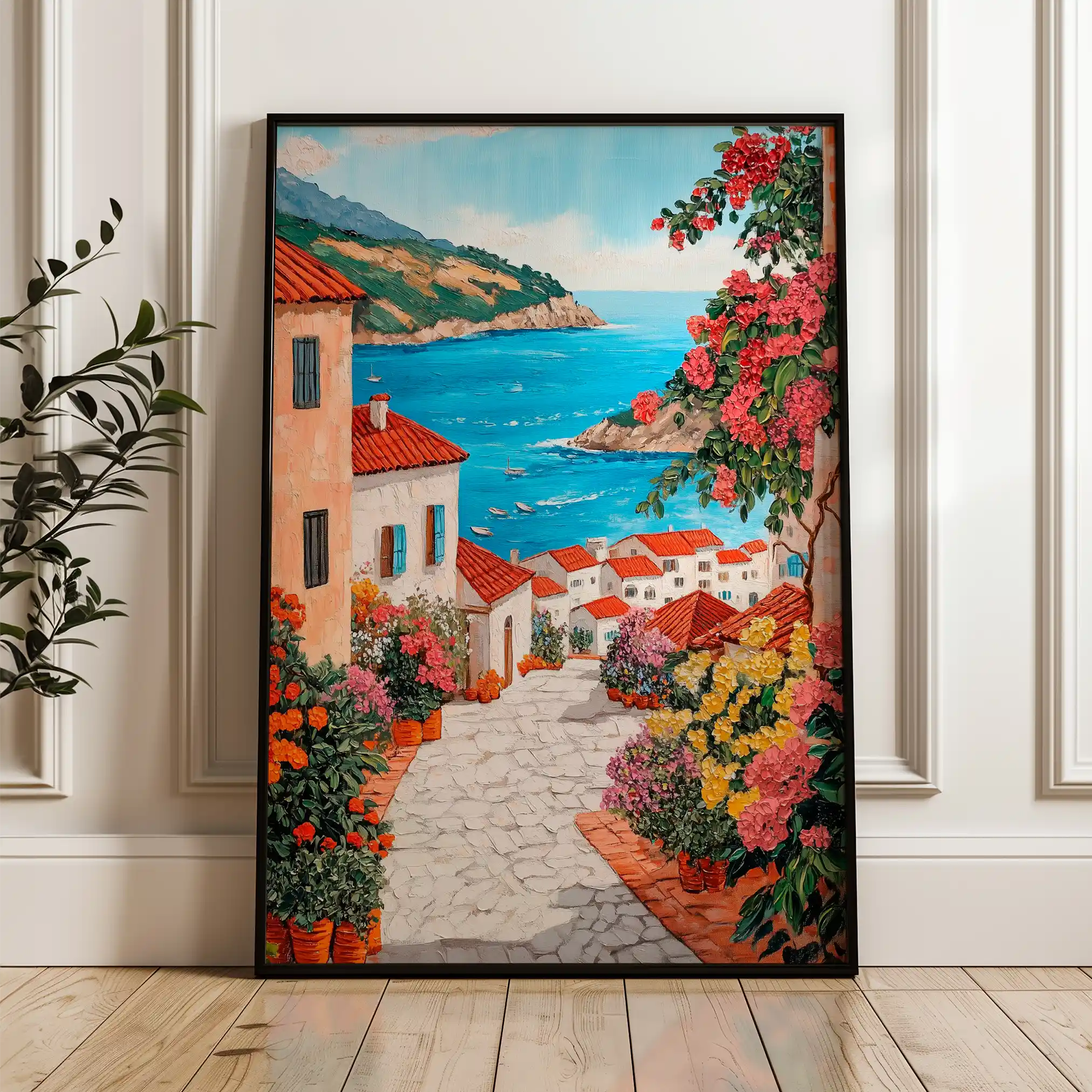 Landscape 324 Canvas Art 90 x 60 cm / Stretched on hidden frame