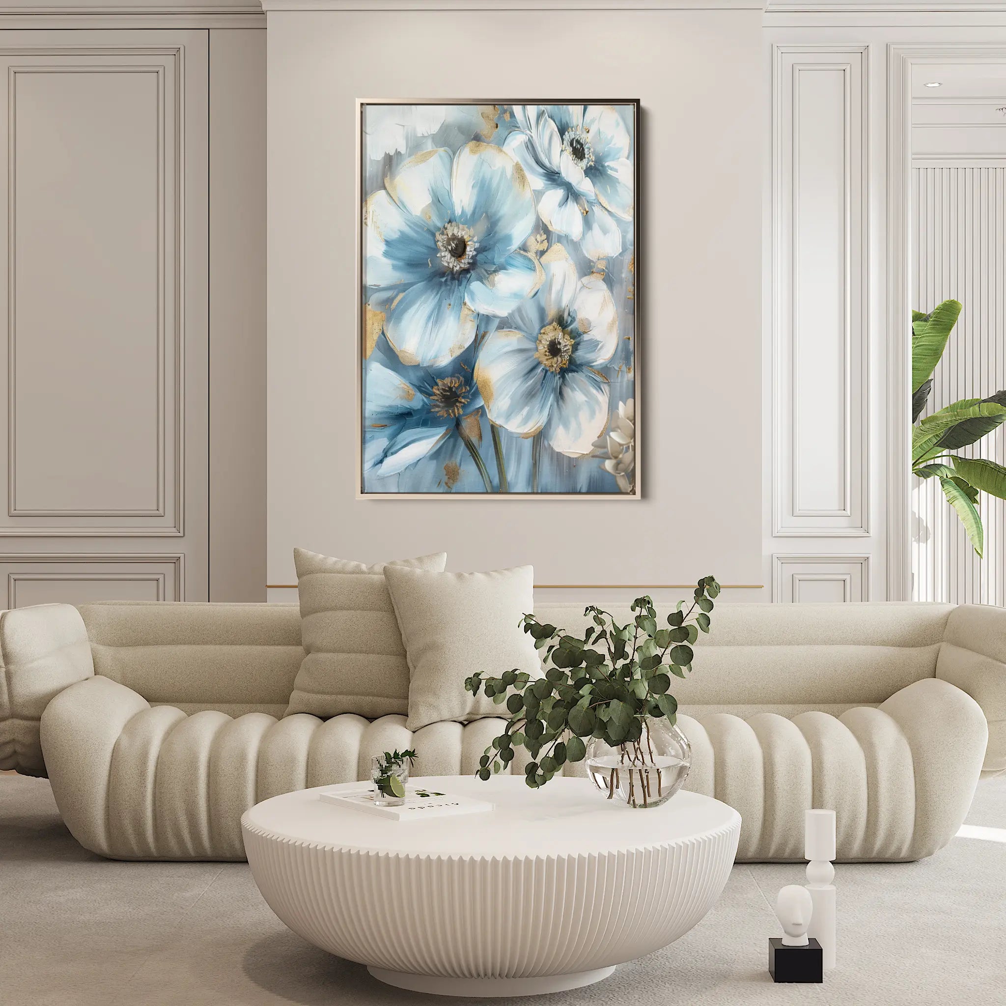 Floral Canvas Wall Art WAD326-F 90 x 60 cm / Stretched on hidden frame