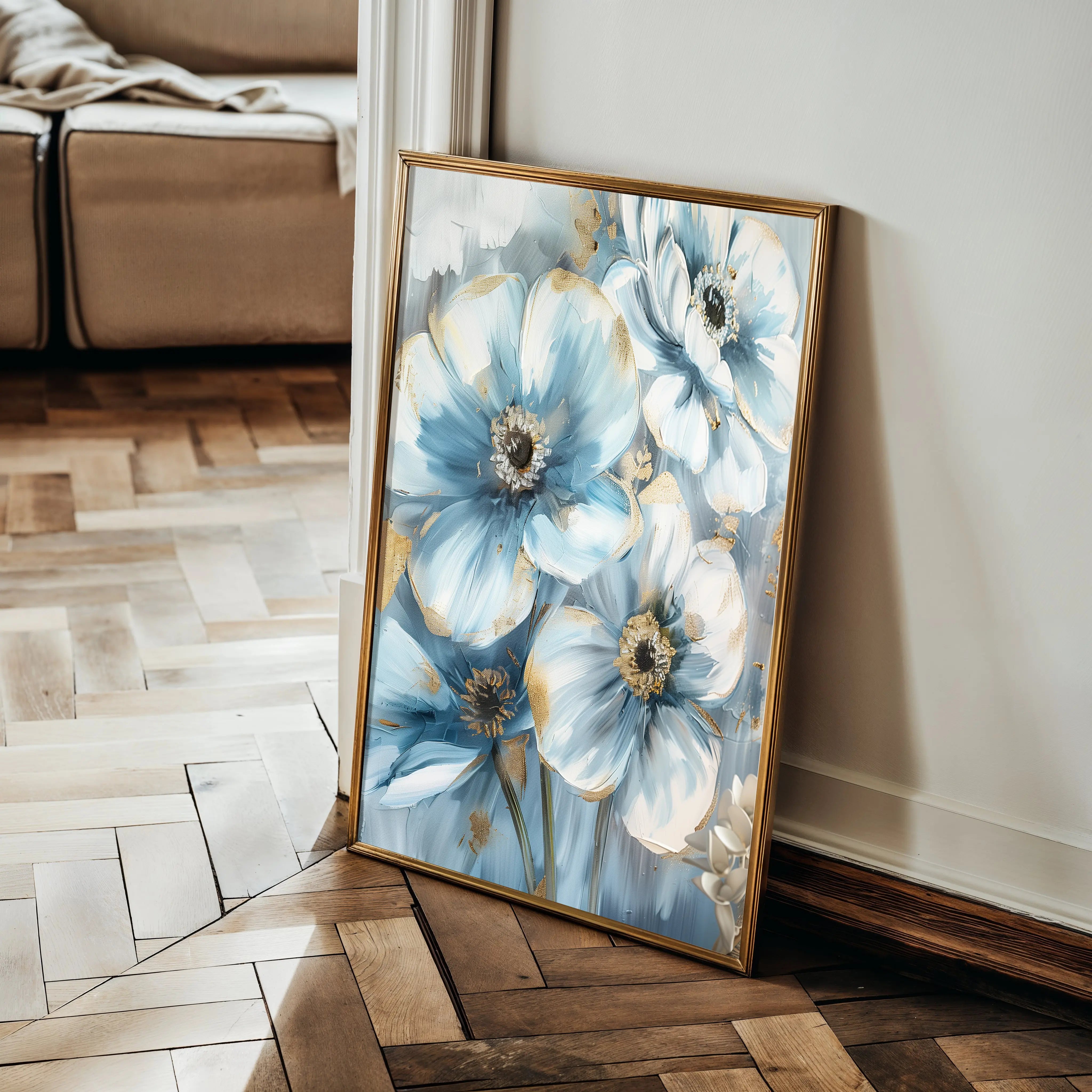 Floral Canvas Wall Art WAD326-F 90 x 60 cm / Stretched on hidden frame