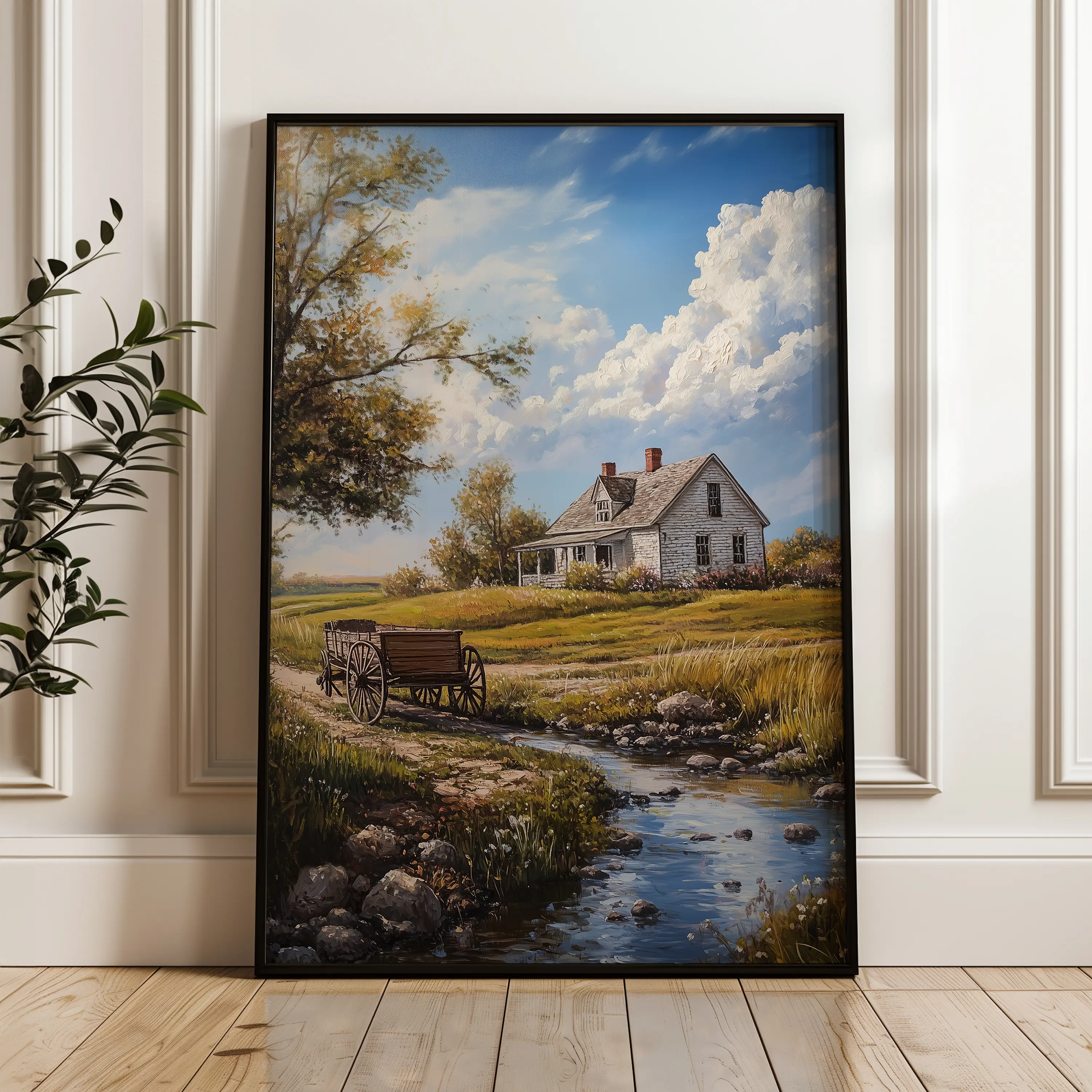 Landscape Canvas Wall Art WAD327-L 90 x 60 cm / Stretched on hidden frame