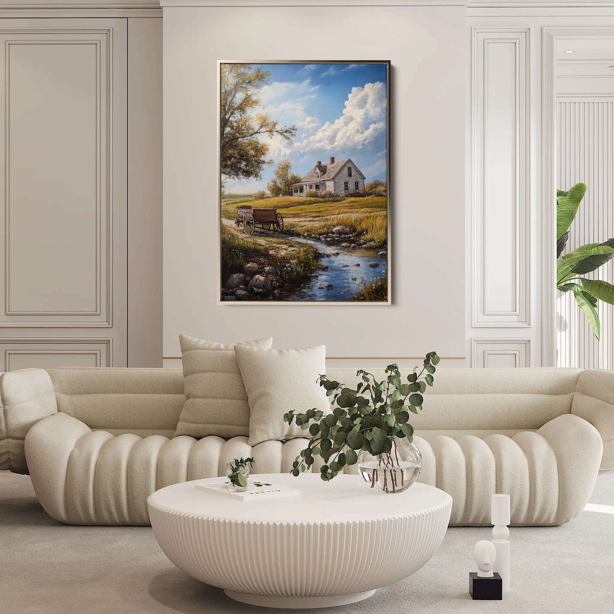 Landscape Canvas Wall Art WAD327-L 90 x 60 cm / Stretched on hidden frame