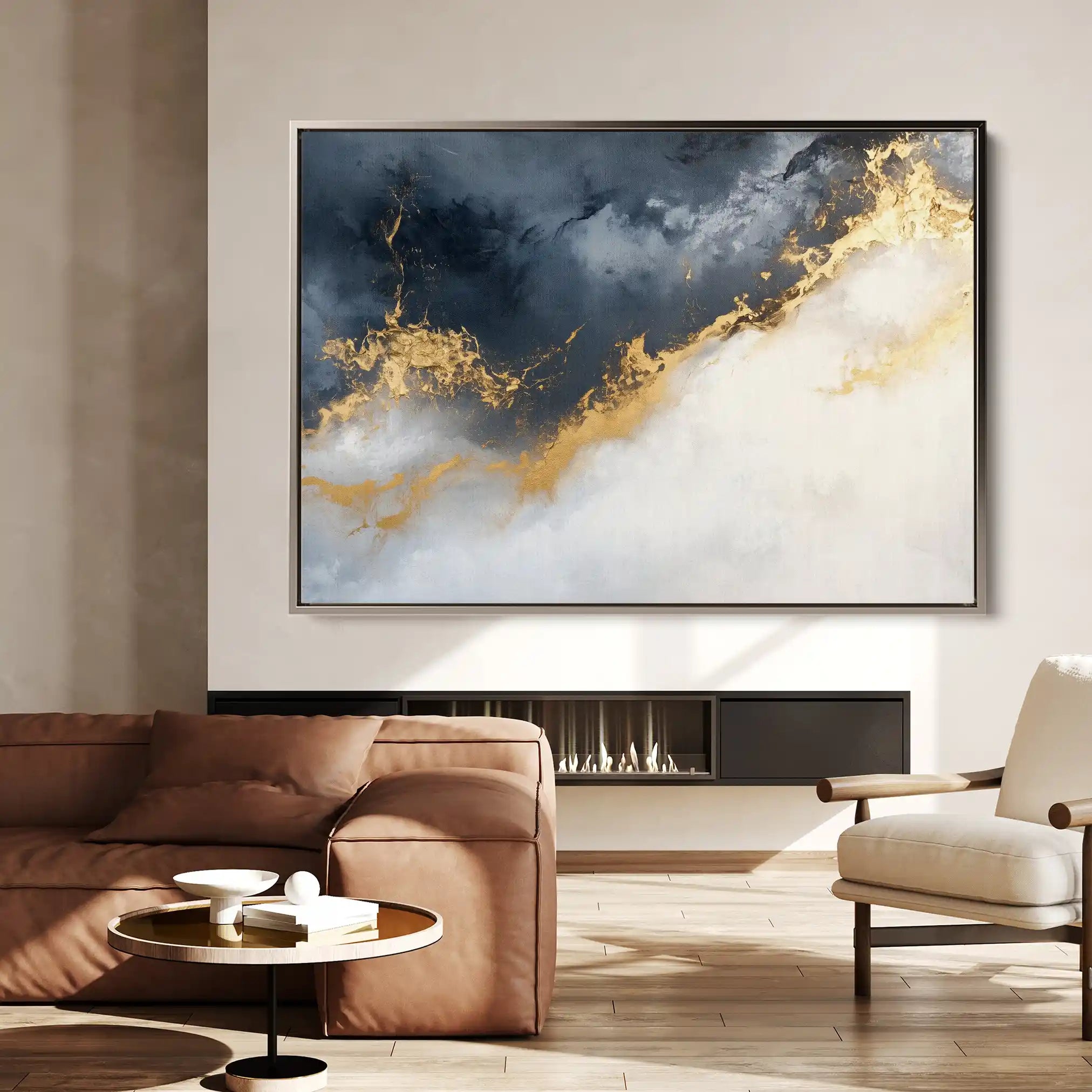 Abstract 329 Canvas Art 60 x 40 cm / Stretched on hidden frame
