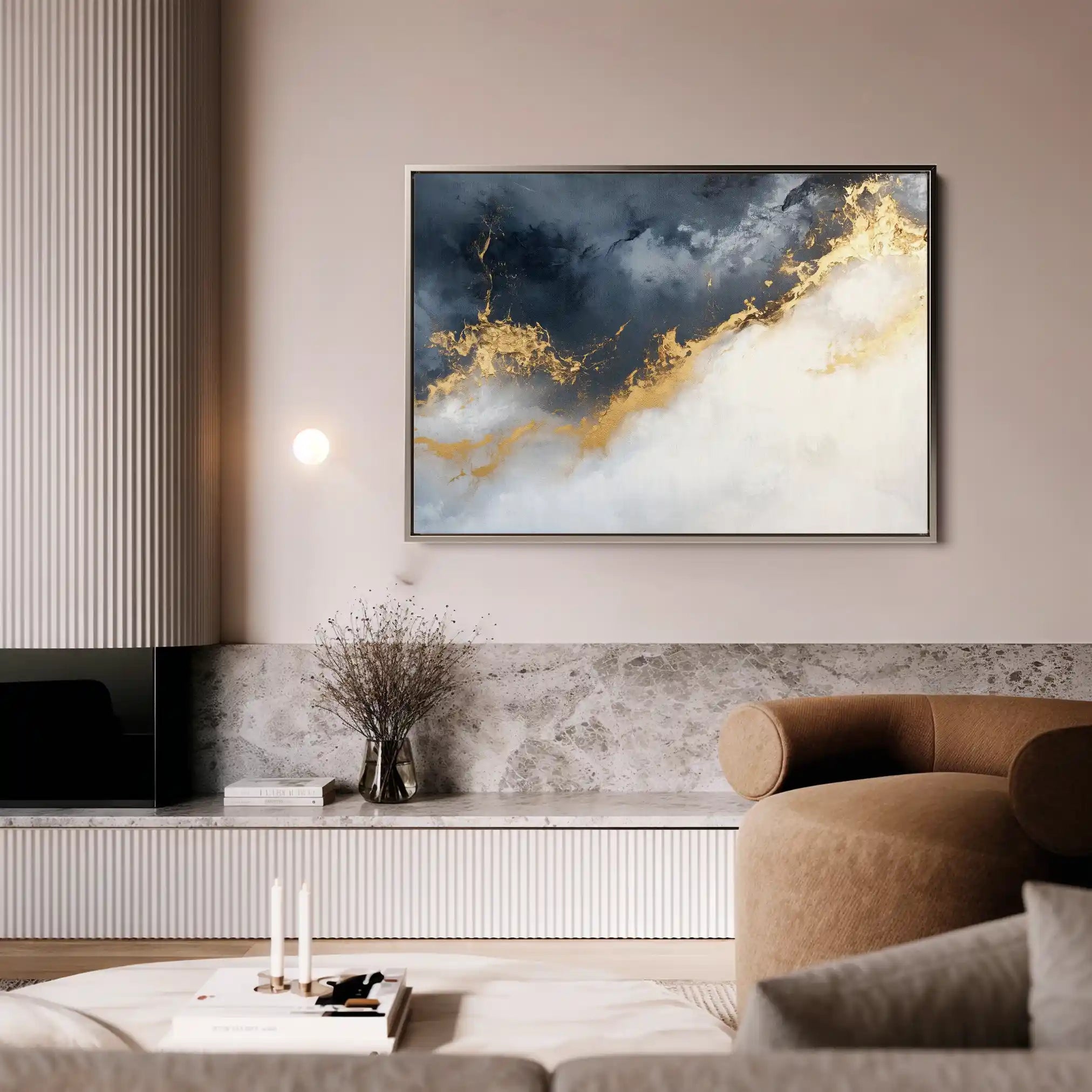 Abstract 329 Canvas Art 60 x 40 cm / Stretched on hidden frame