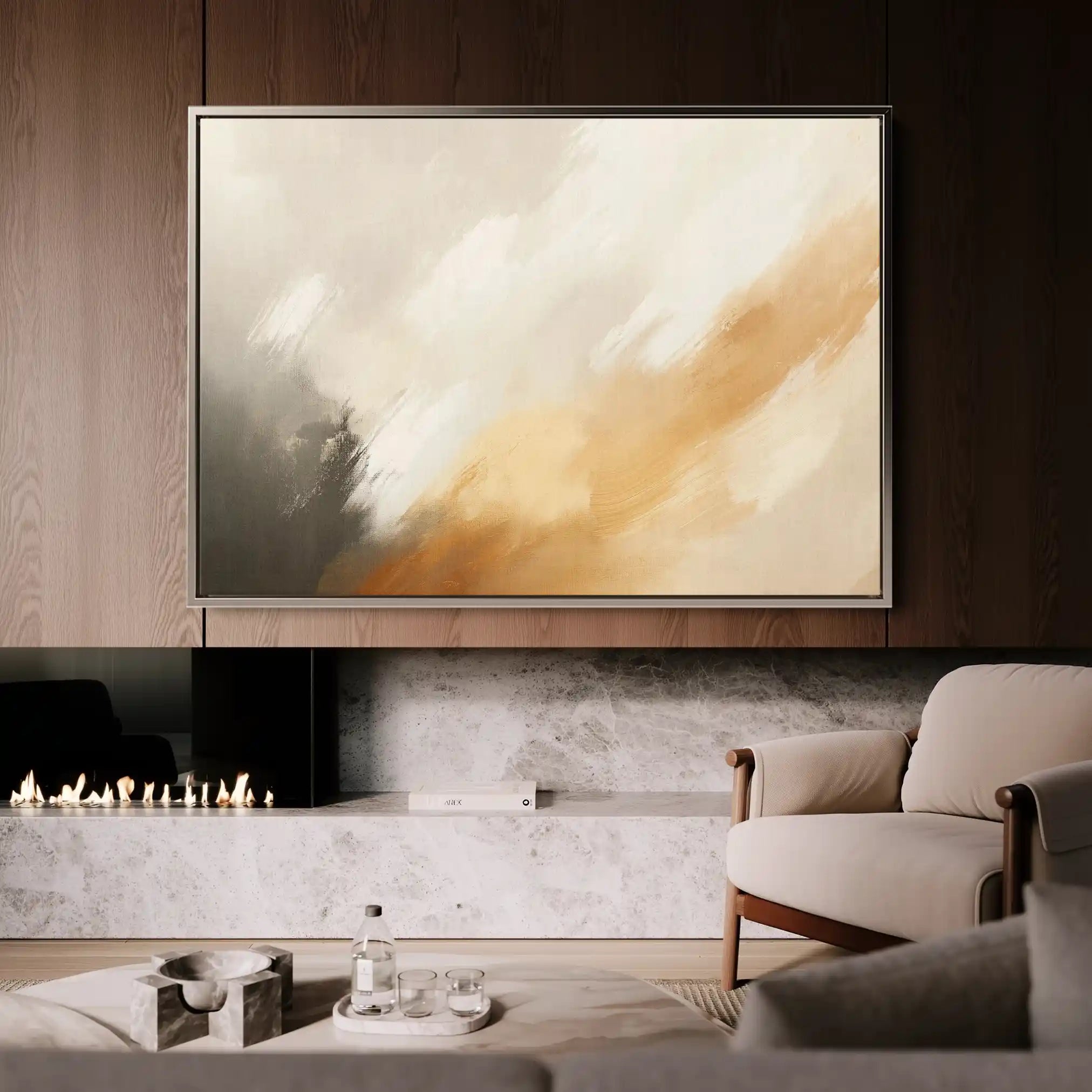 Abstract 330 Canvas Art 60 x 40 cm / Stretched on hidden frame