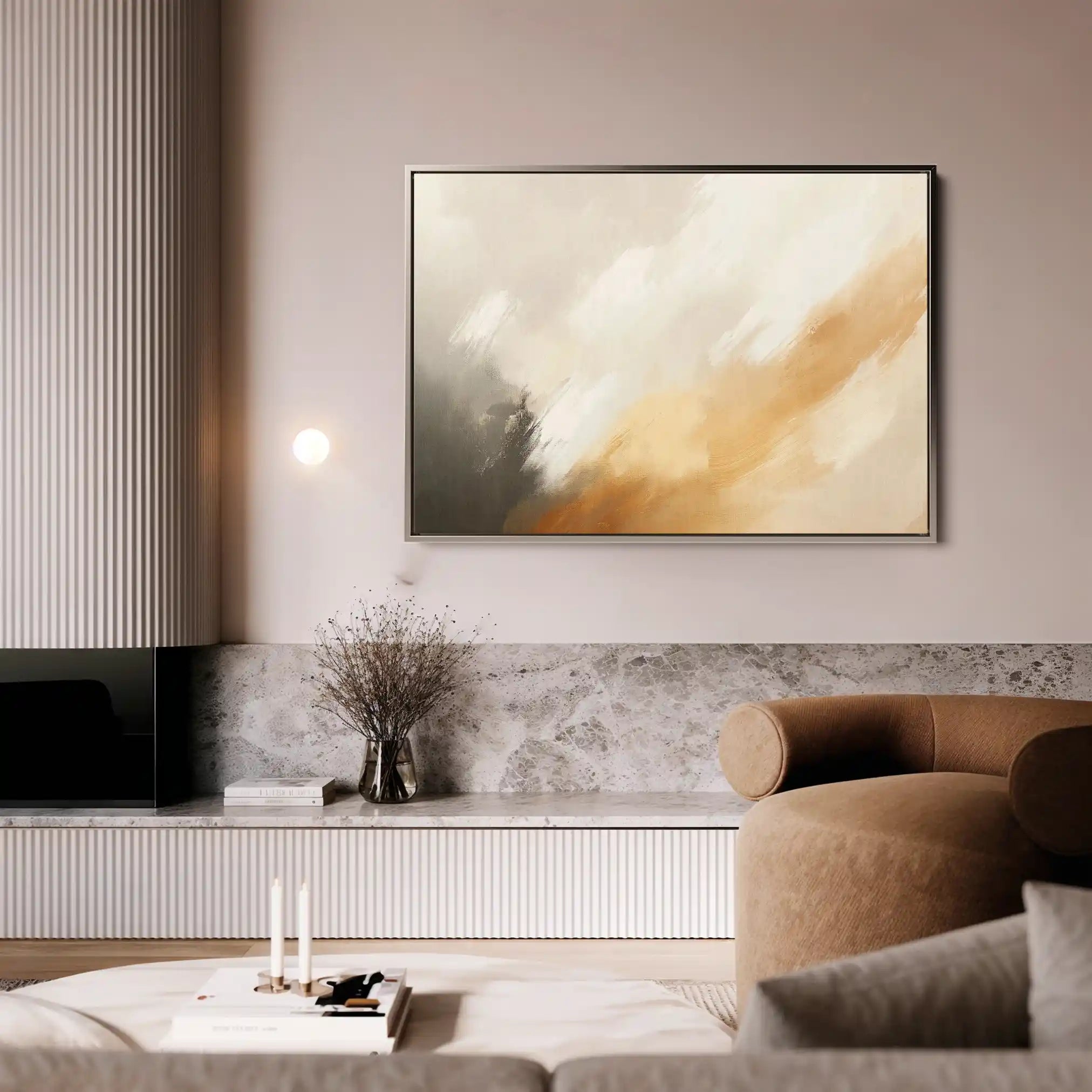 Abstract 330 Canvas Art 60 x 40 cm / Stretched on hidden frame
