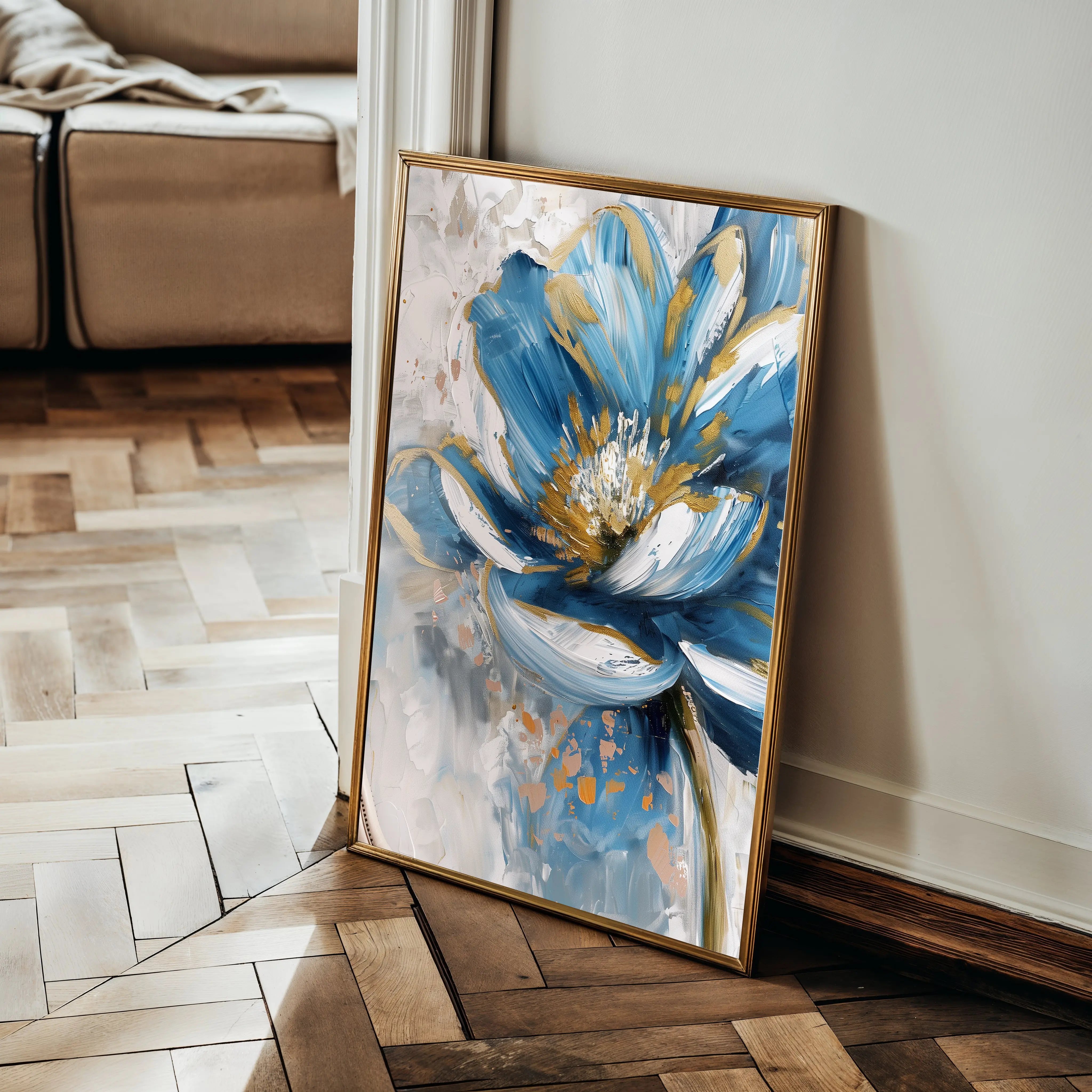 Floral Canvas Wall Art WAD330-F 90 x 60 cm / Stretched on hidden frame