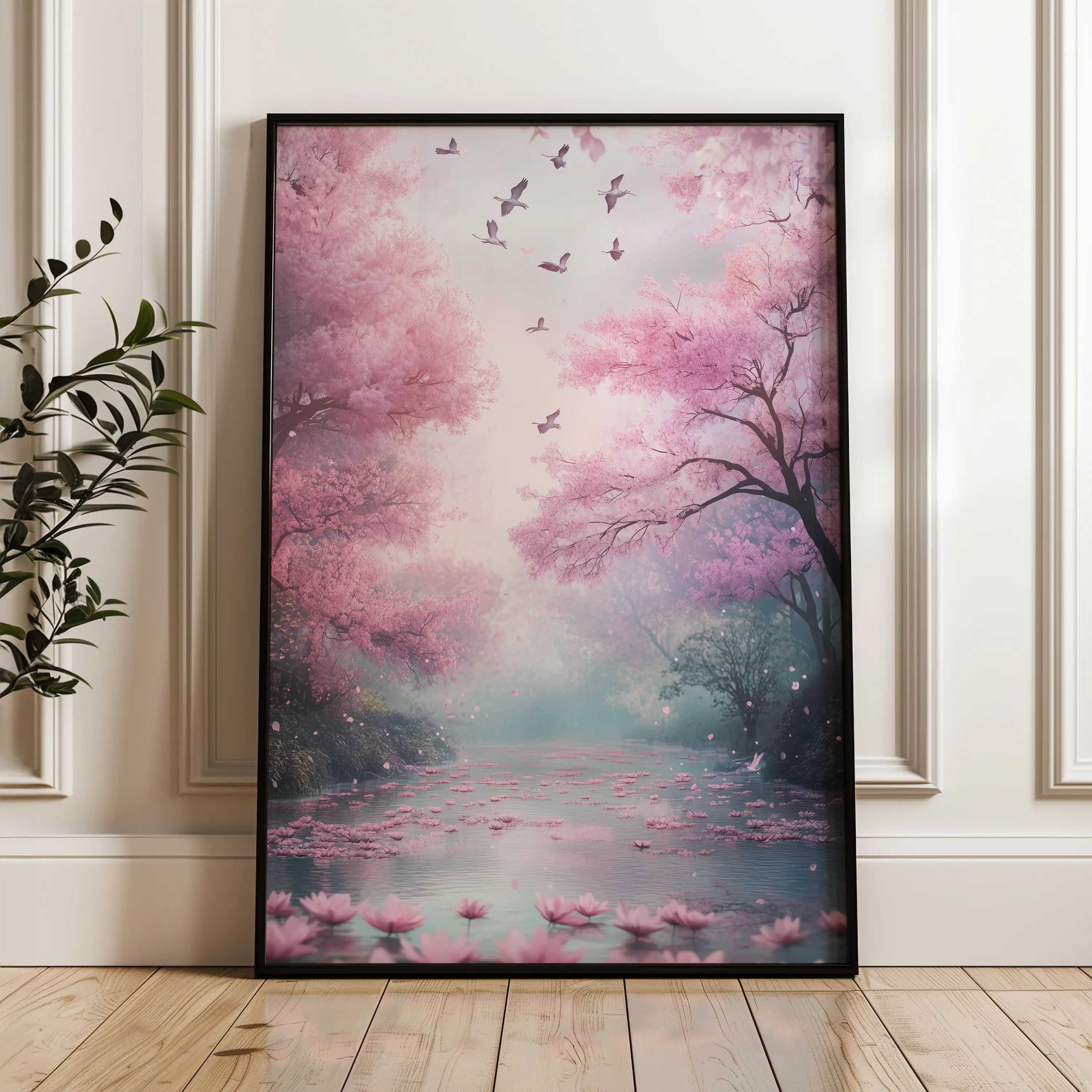 Landscape Canvas Wall Art WAD332-L 90 x 60 cm / Stretched on hidden frame