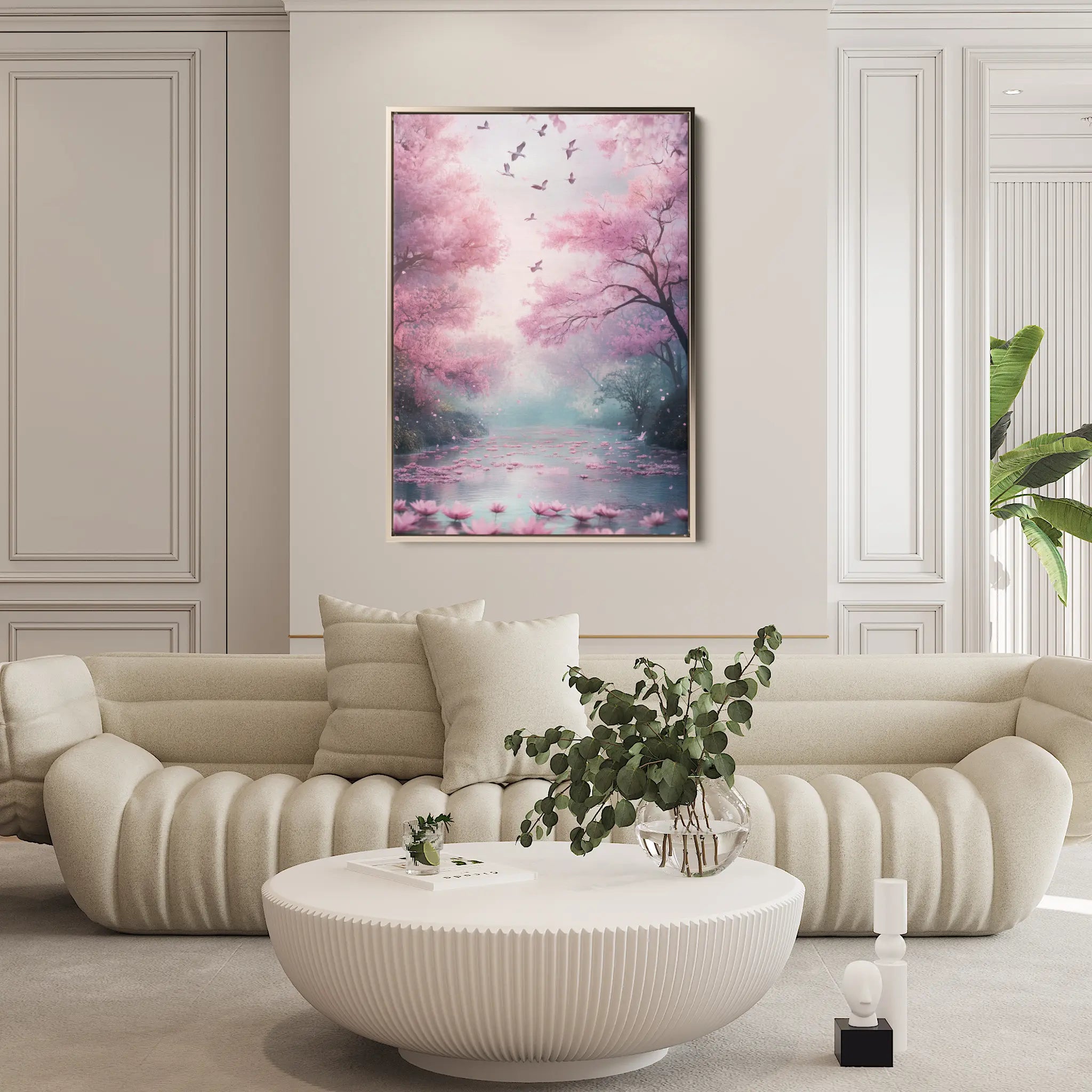 Landscape Canvas Wall Art WAD332-L 90 x 60 cm / Stretched on hidden frame