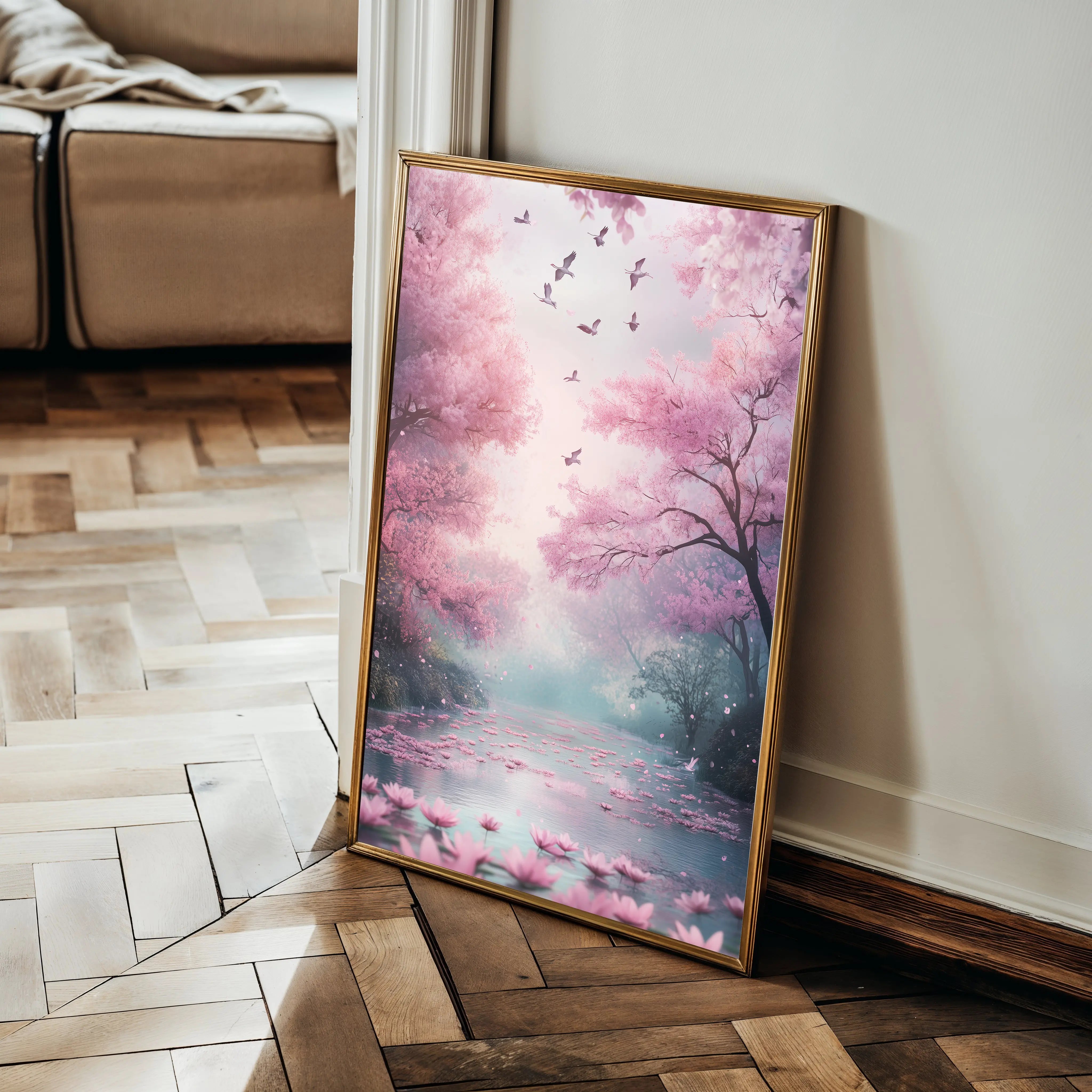 Landscape Canvas Wall Art WAD332-L 90 x 60 cm / Stretched on hidden frame