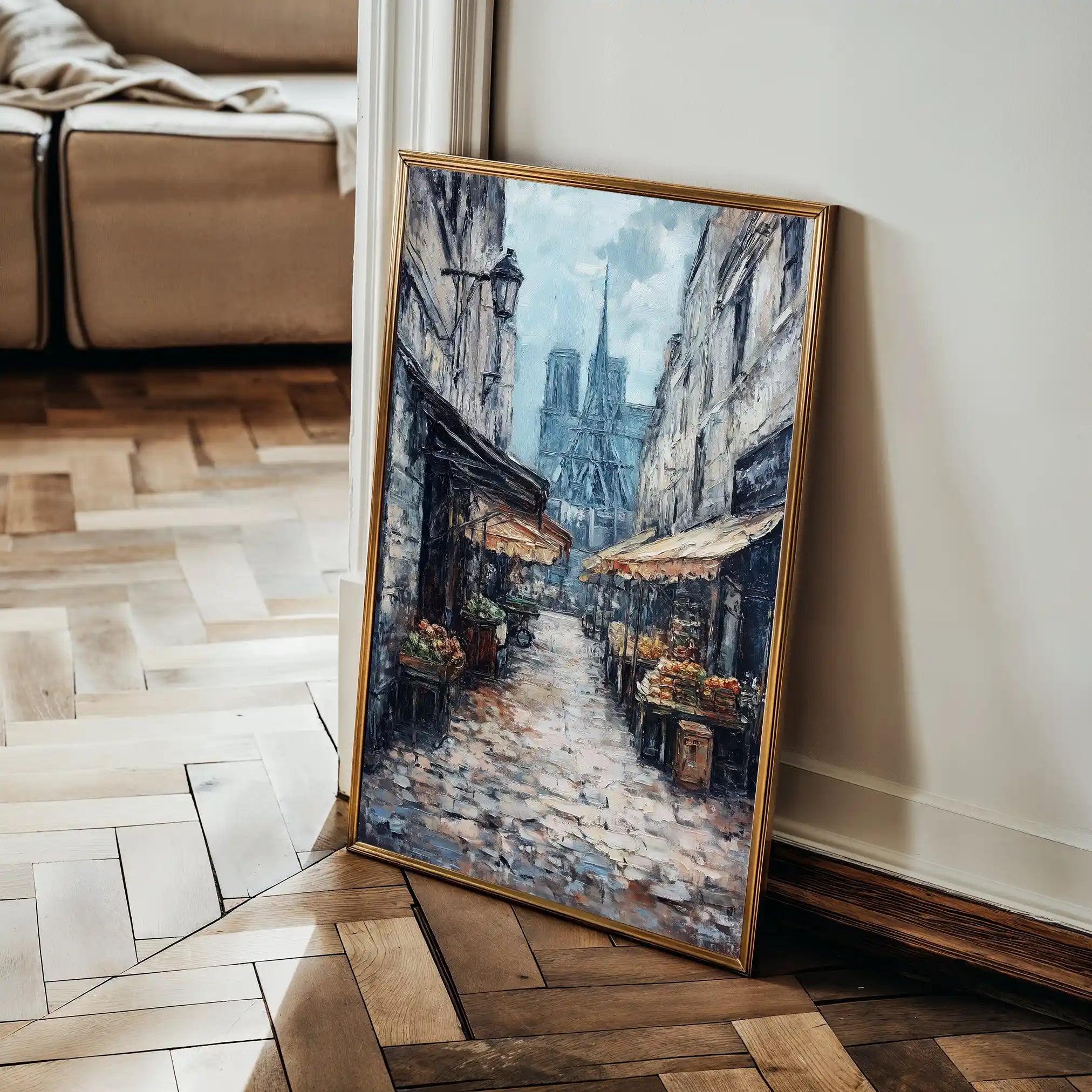 Landscape 334 Canvas Art 90 x 60 cm / Stretched on hidden frame