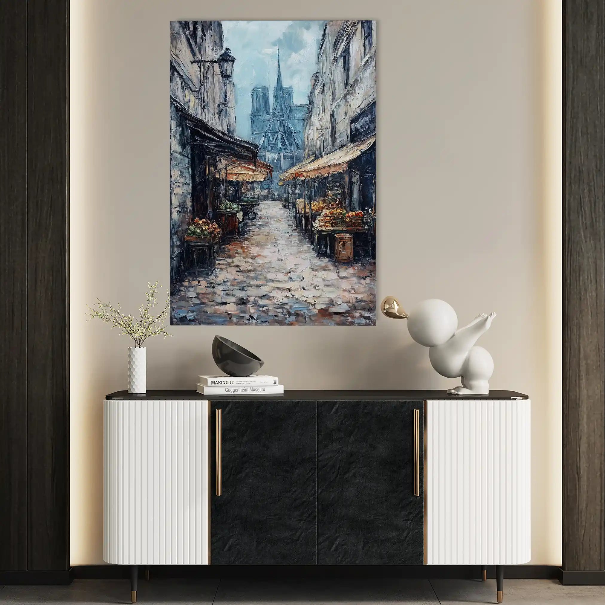 Landscape 334 Canvas Art 90 x 60 cm / Stretched on hidden frame