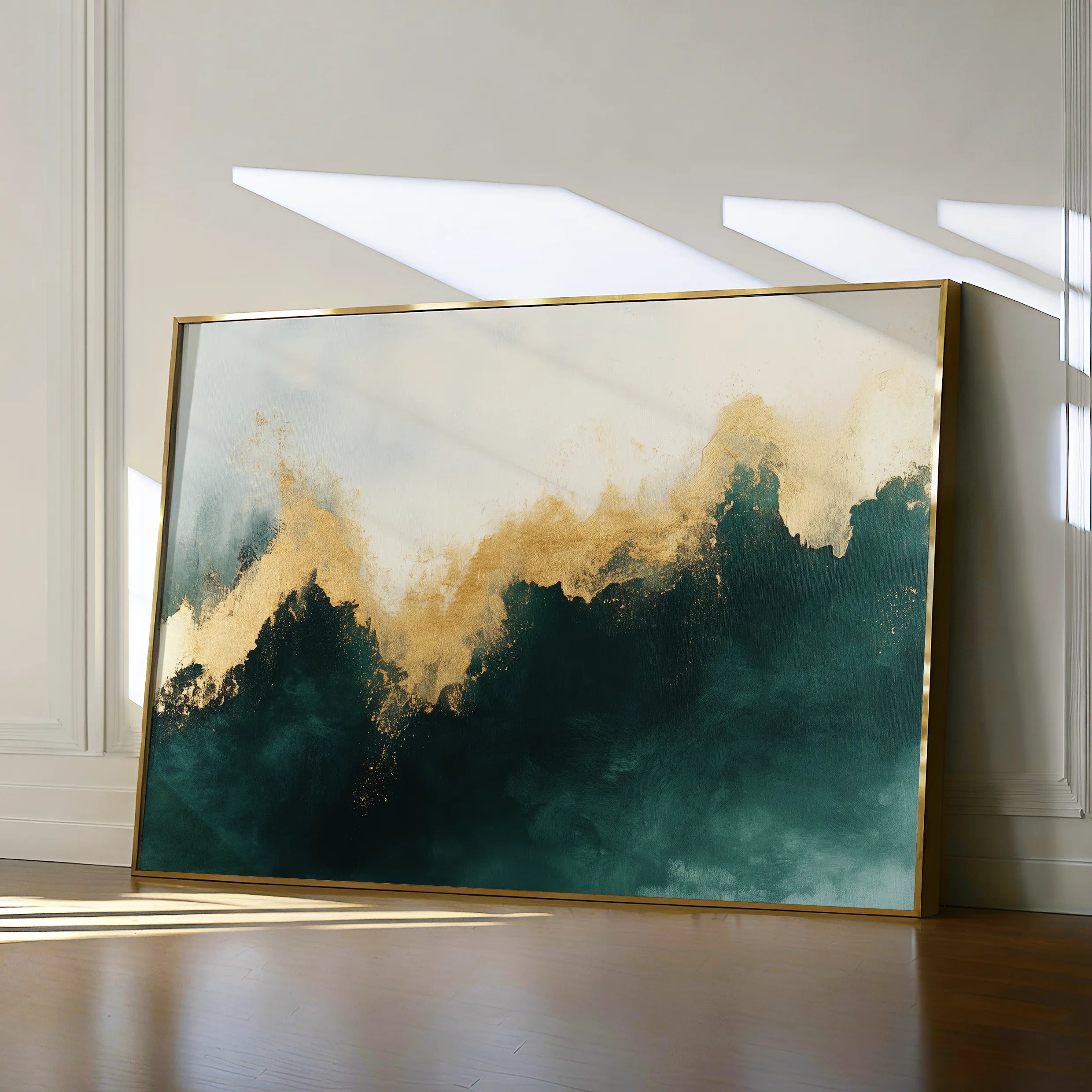 Abstract Canvas Wall Art WAD335-A 90 x 60 cm / Stretched on hidden frame