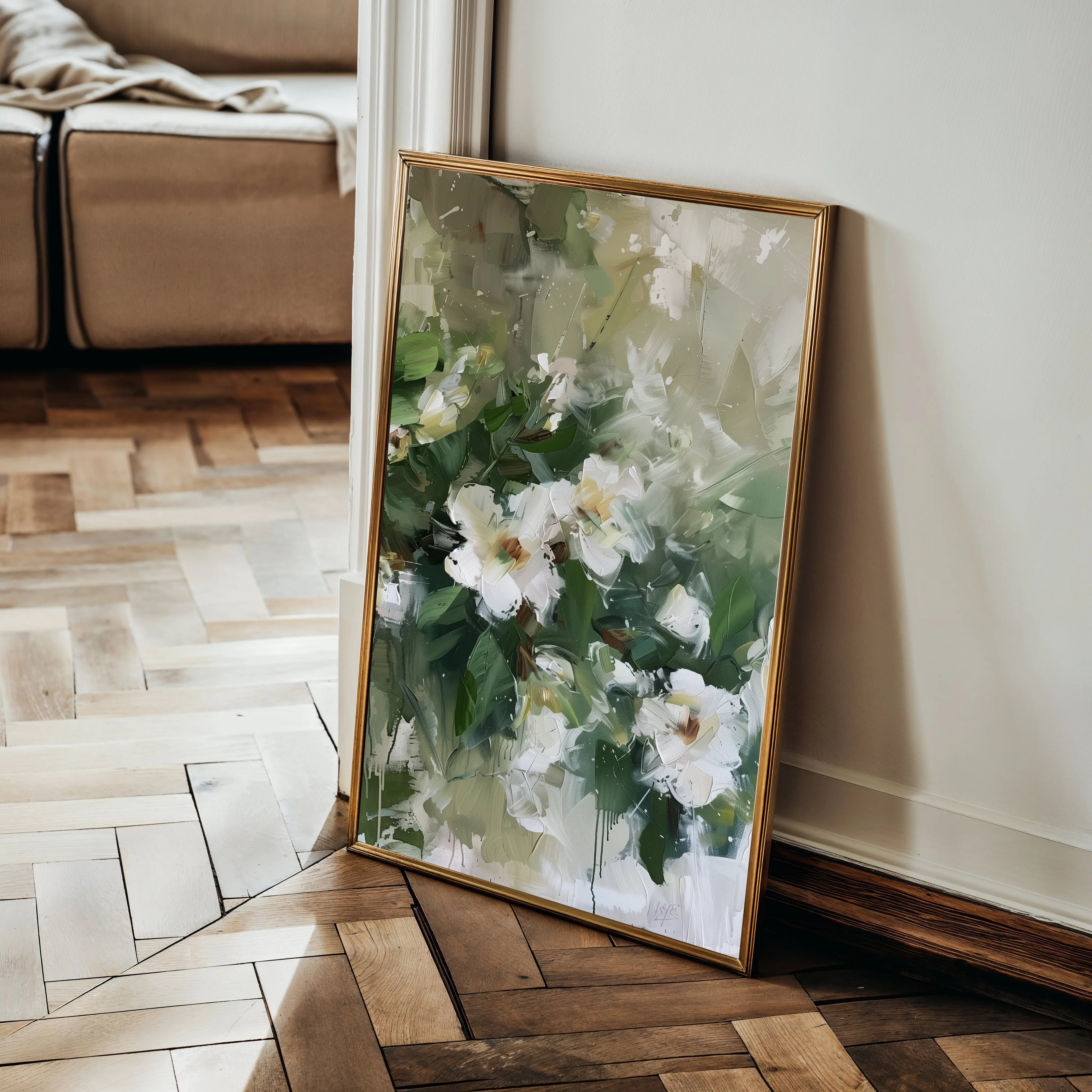 Floral Canvas Wall Art WAD335-F 90 x 60 cm / Stretched on hidden frame