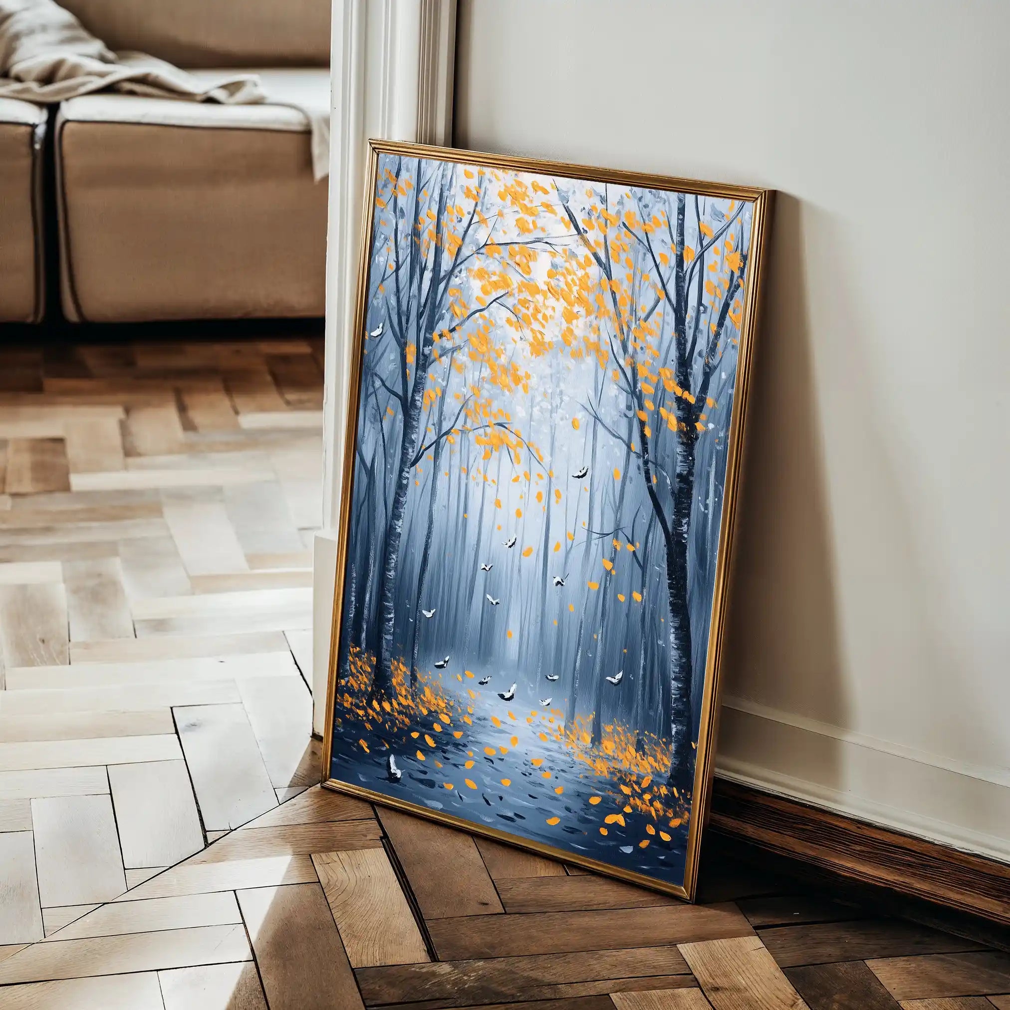Landscape 335 Canvas Art 90 x 60 cm / Stretched on hidden frame
