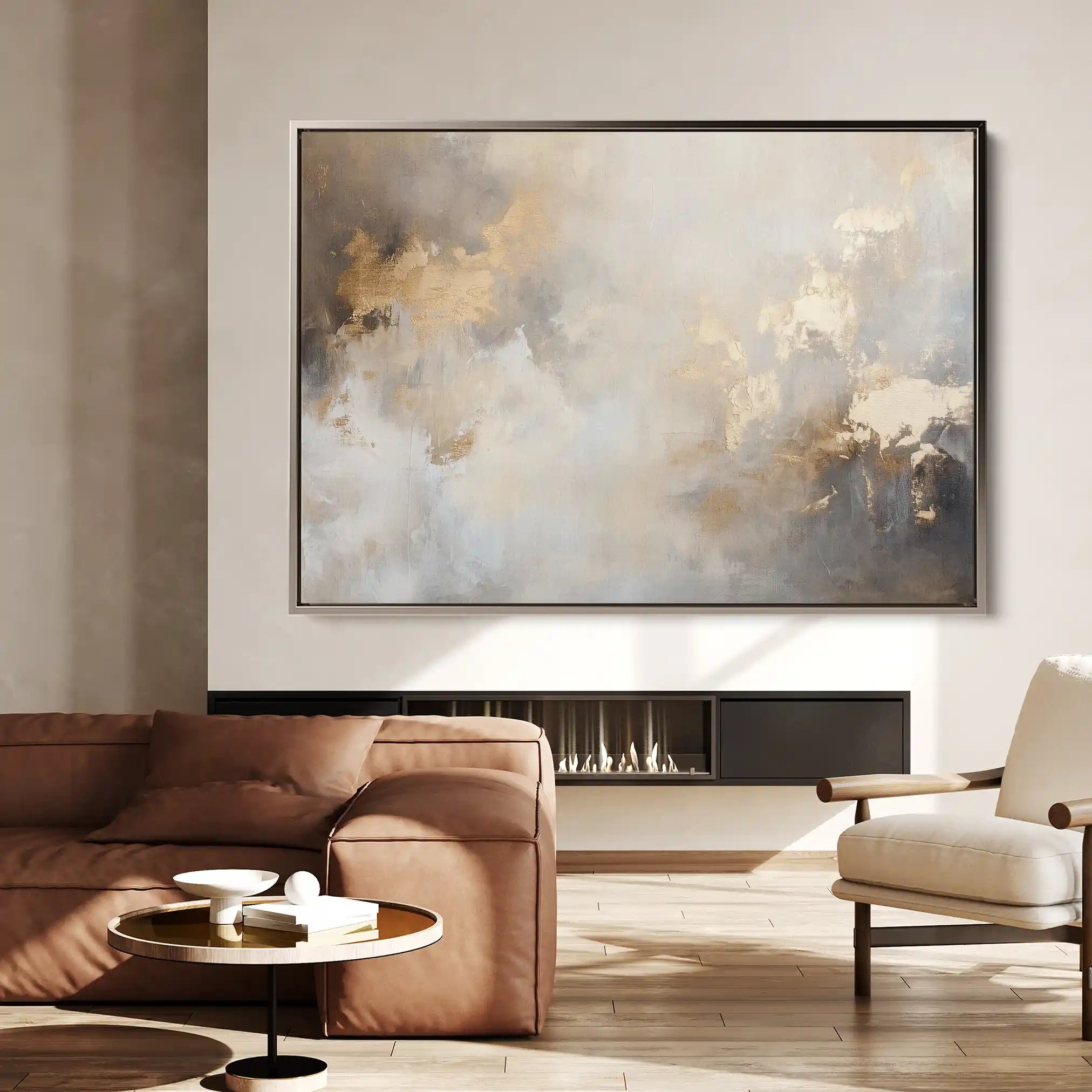 Abstract 336 Canvas Art 60 x 40 cm / Stretched on hidden frame