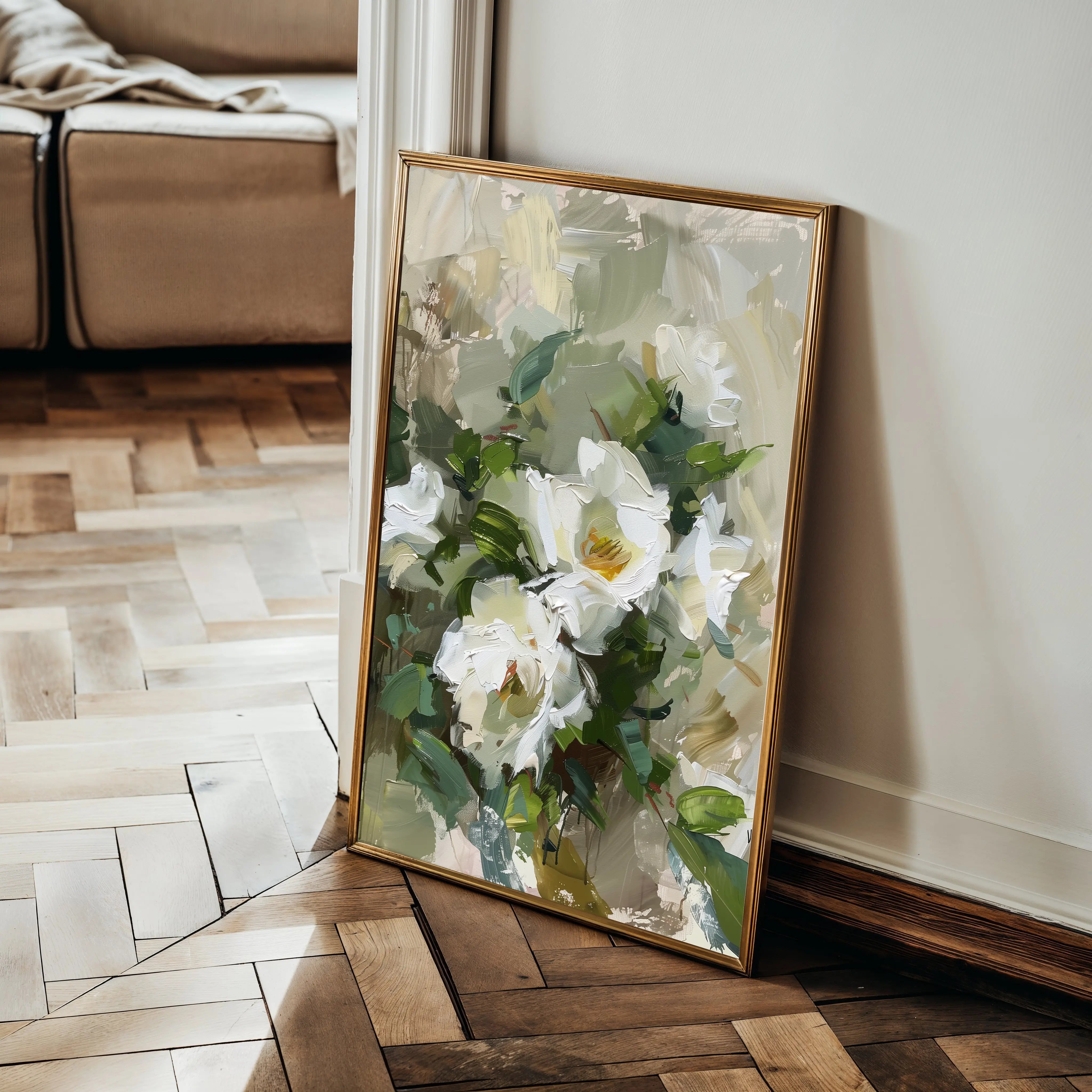 Floral Canvas Wall Art WAD336-F 90 x 60 cm / Stretched on hidden frame