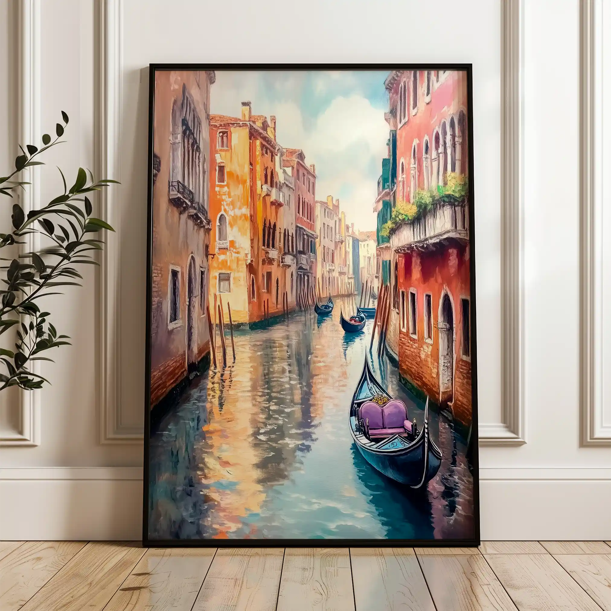 Landscape 337 Canvas Art 90 x 60 cm / Stretched on hidden frame