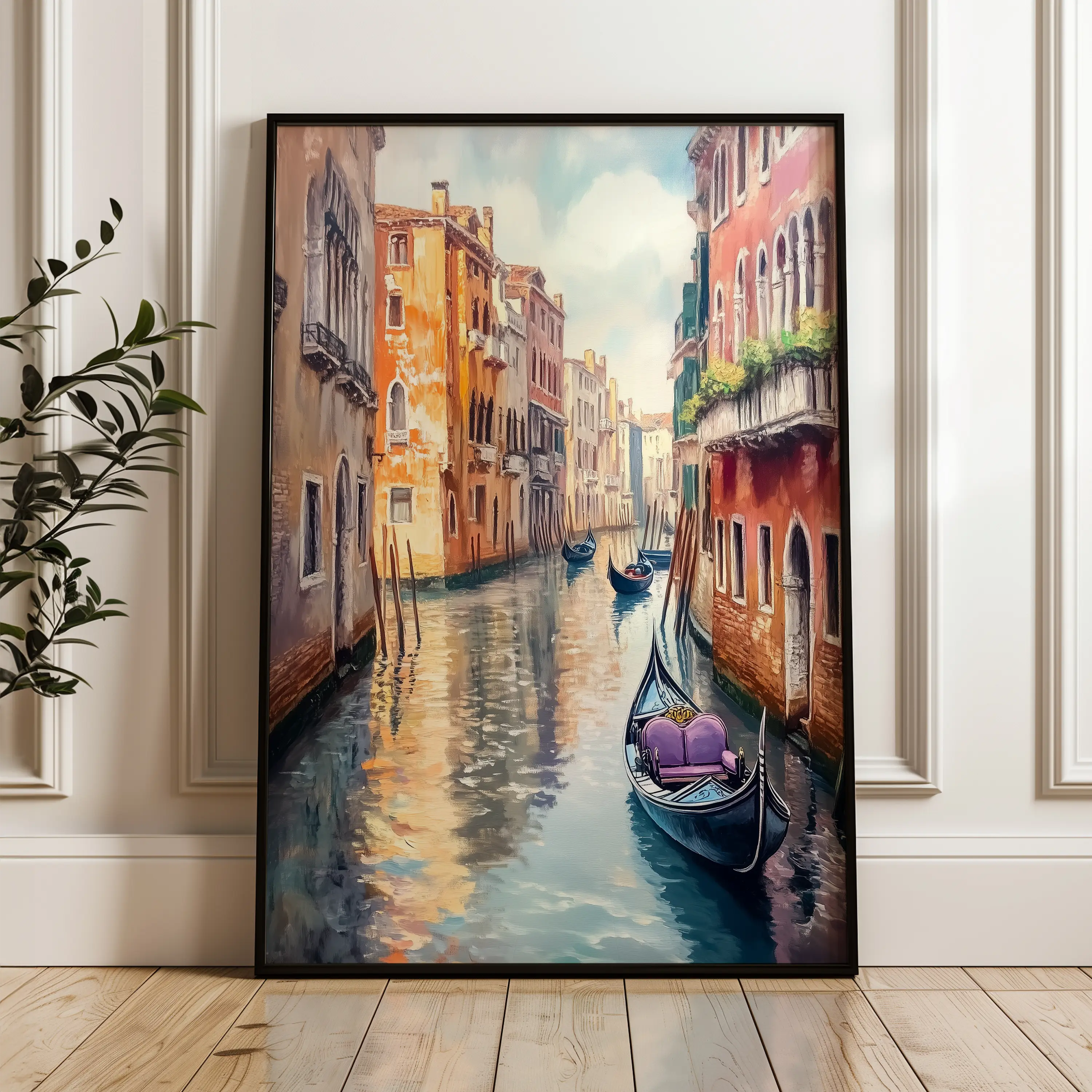 Landscape Canvas Wall Art WAD337-L 90 x 60 cm / Stretched on hidden frame