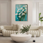 Floral Canvas Wall Art WAD338-F 90 x 60 cm / Stretched on hidden frame