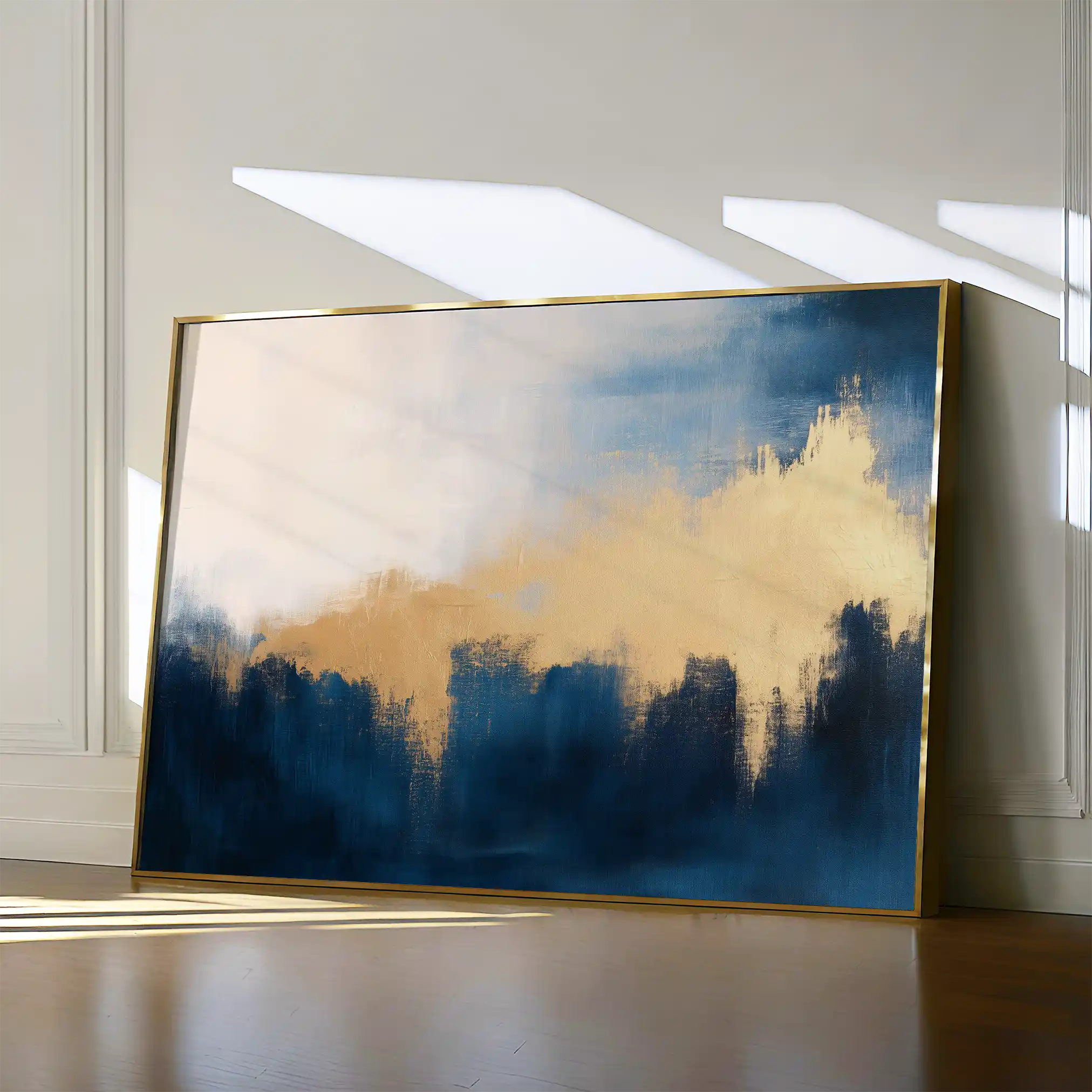 Abstract Canvas Wall Art WAD340-A 90 x 60 cm / Stretched on hidden frame