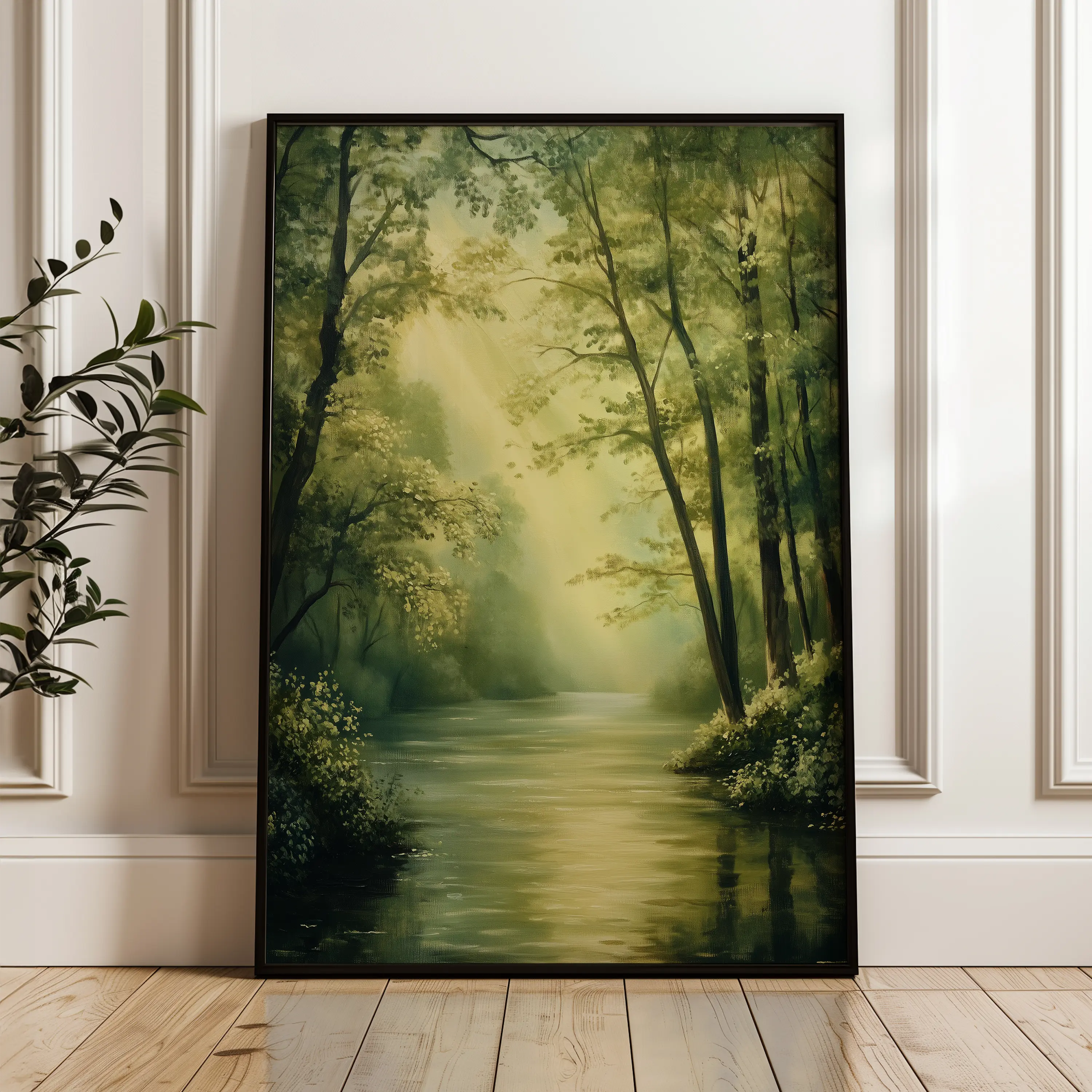 Landscape Canvas Wall Art WAD340-L 90 x 60 cm / Stretched on hidden frame