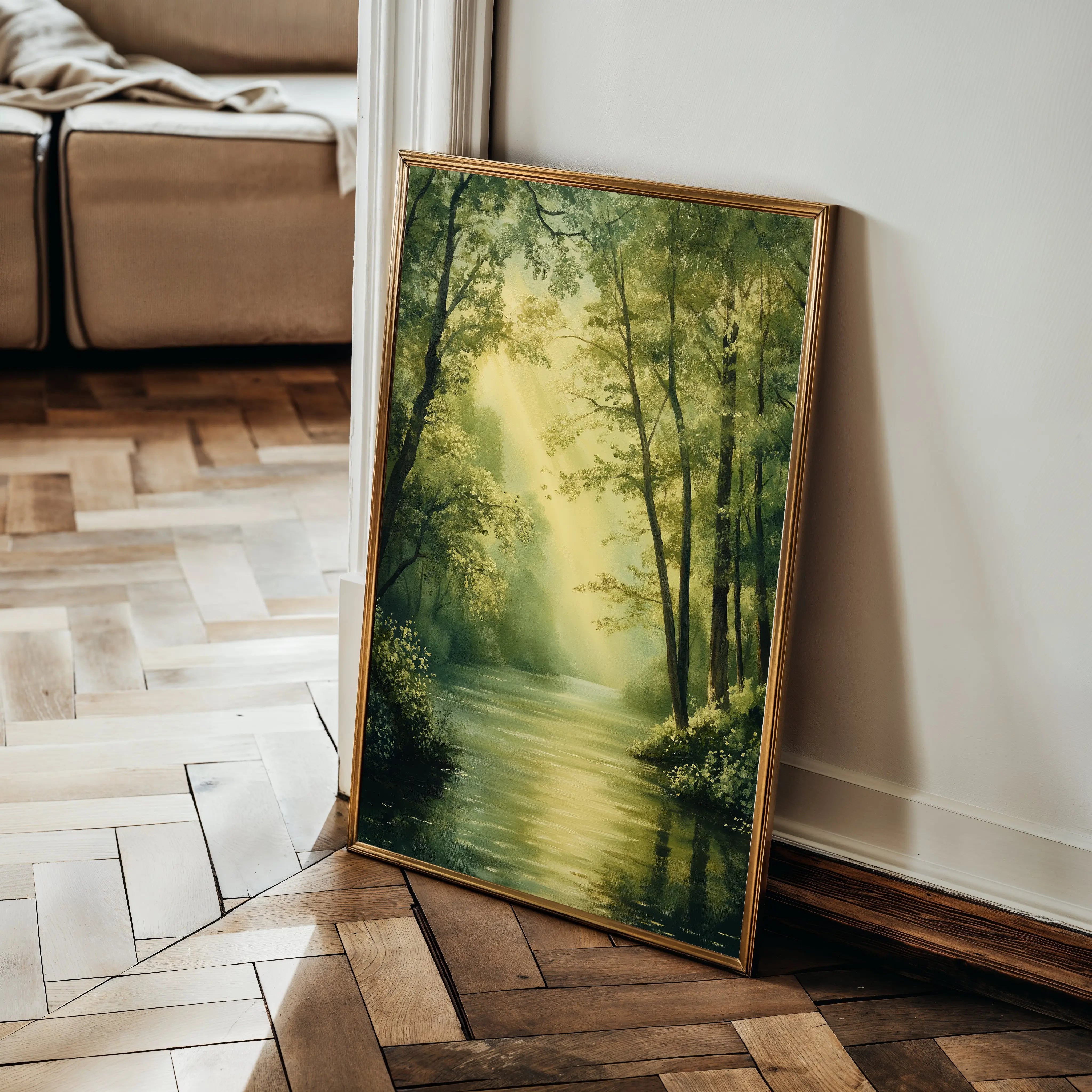 Landscape Canvas Wall Art WAD340-L 90 x 60 cm / Stretched on hidden frame