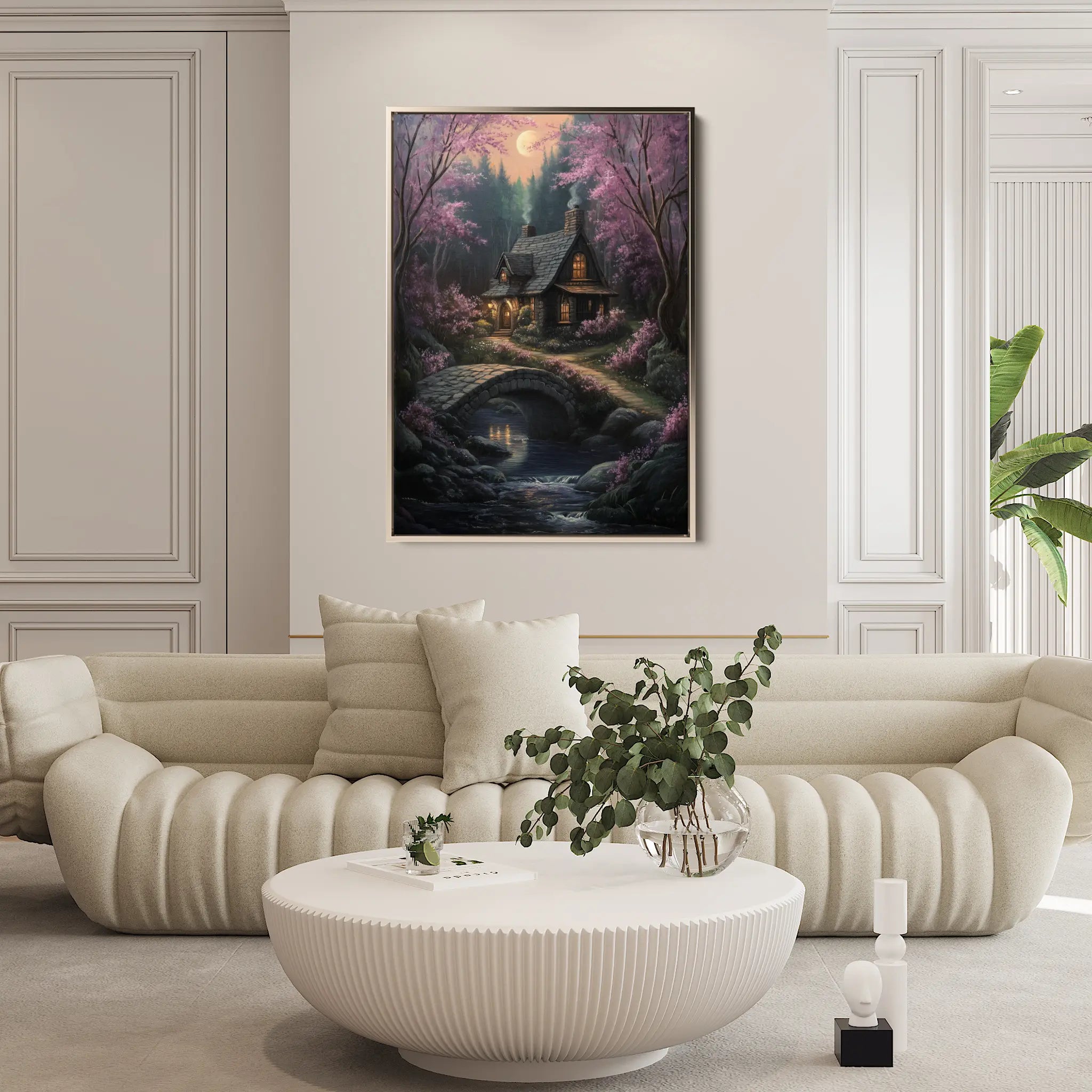 Landscape Canvas Wall Art WAD341-L 90 x 60 cm / Stretched on hidden frame