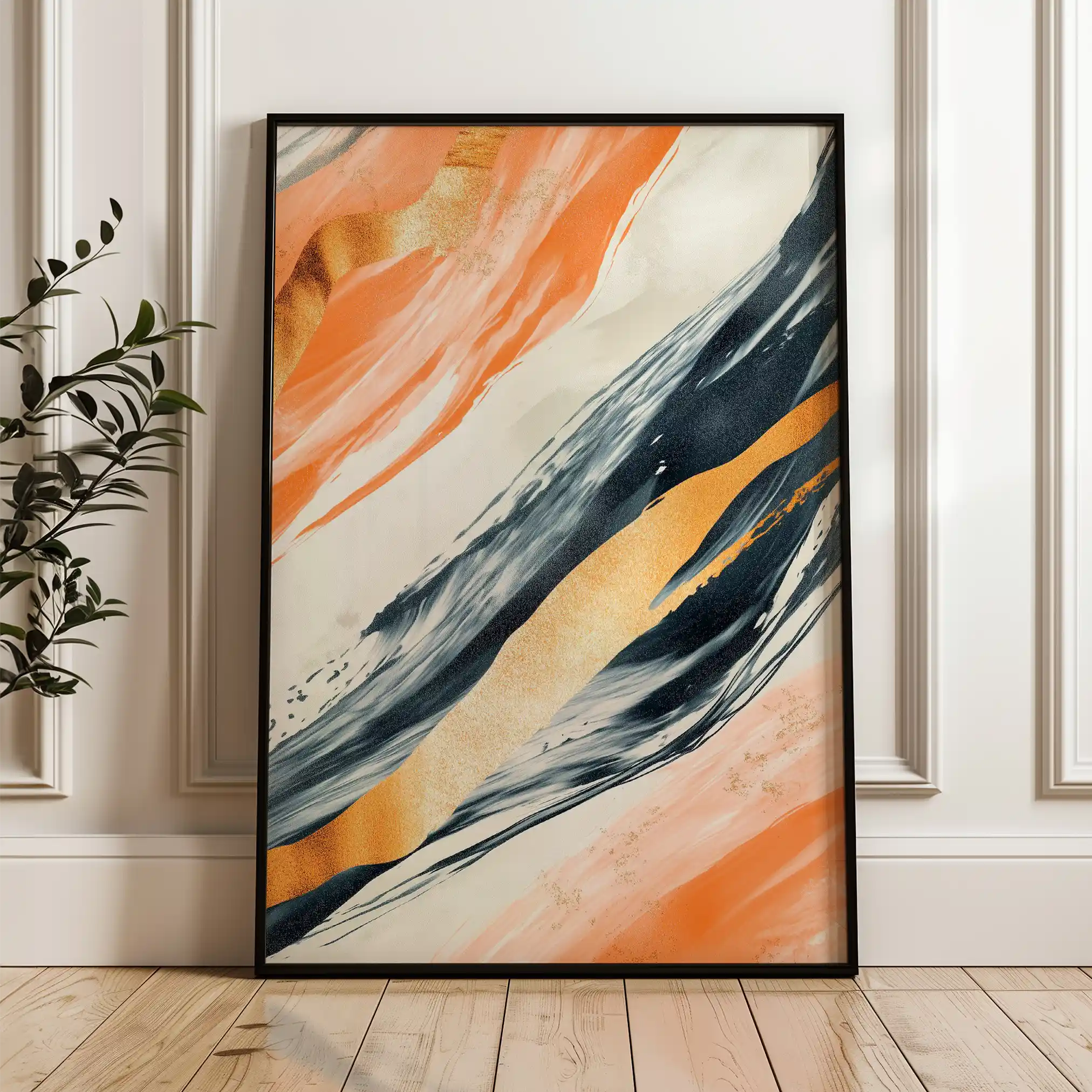 Abstract 342 Canvas Art 60 x 40 cm / Stretched on hidden frame