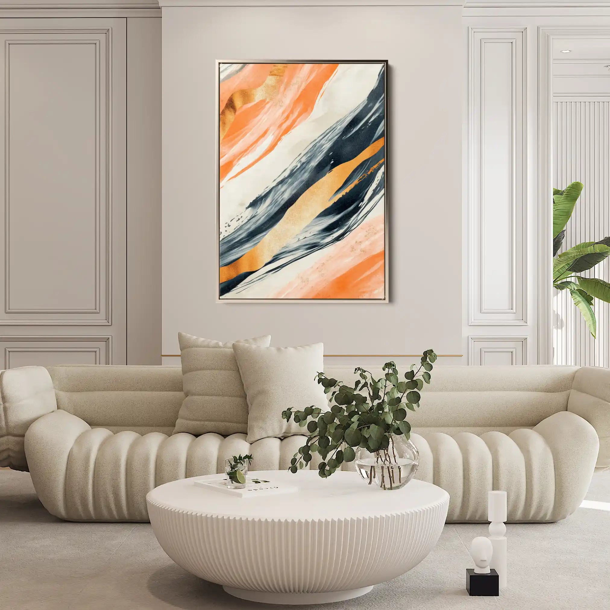 Abstract 342 Canvas Art 60 x 40 cm / Stretched on hidden frame