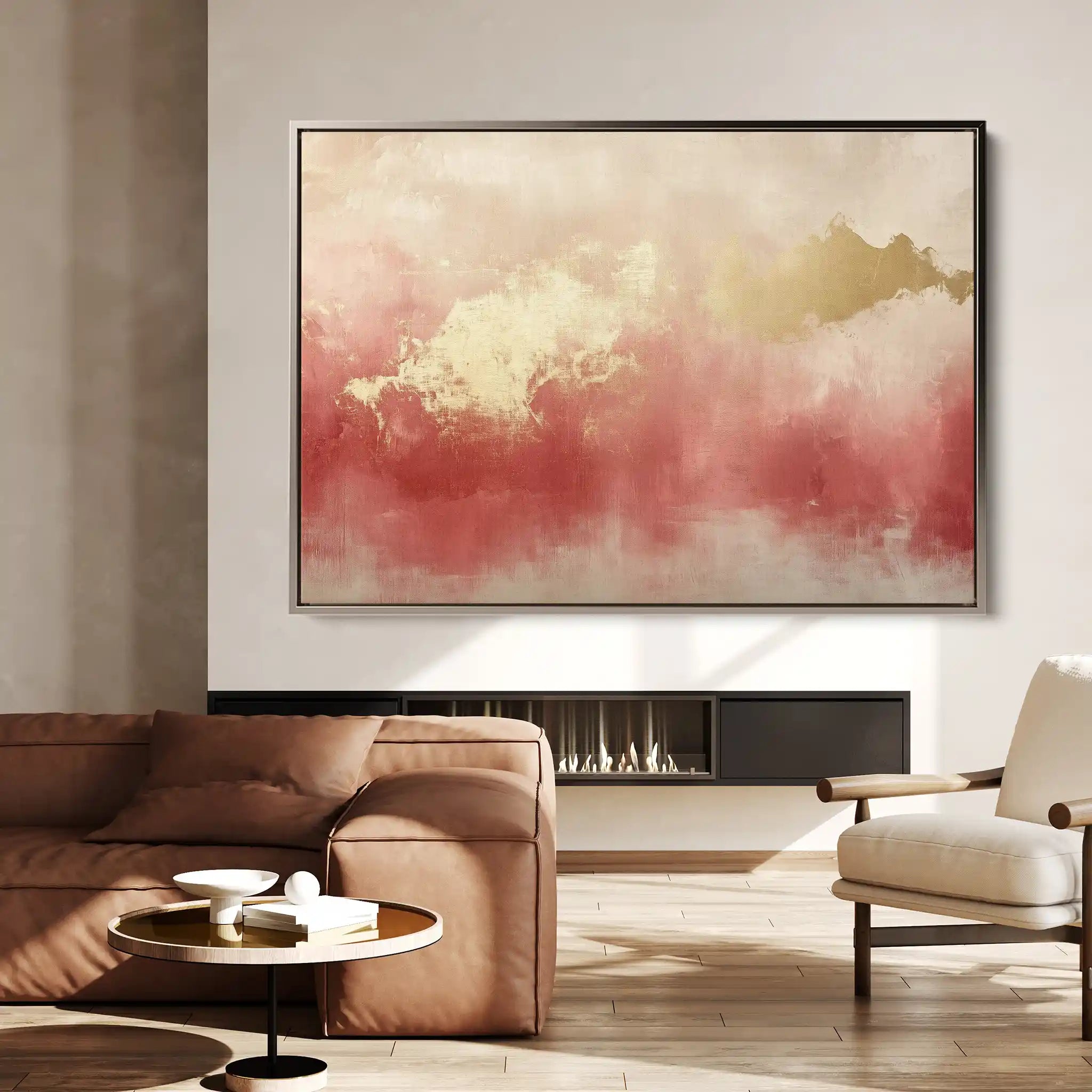 Abstract Canvas Wall Art WAD344-A 90 x 60 cm / Stretched on hidden frame