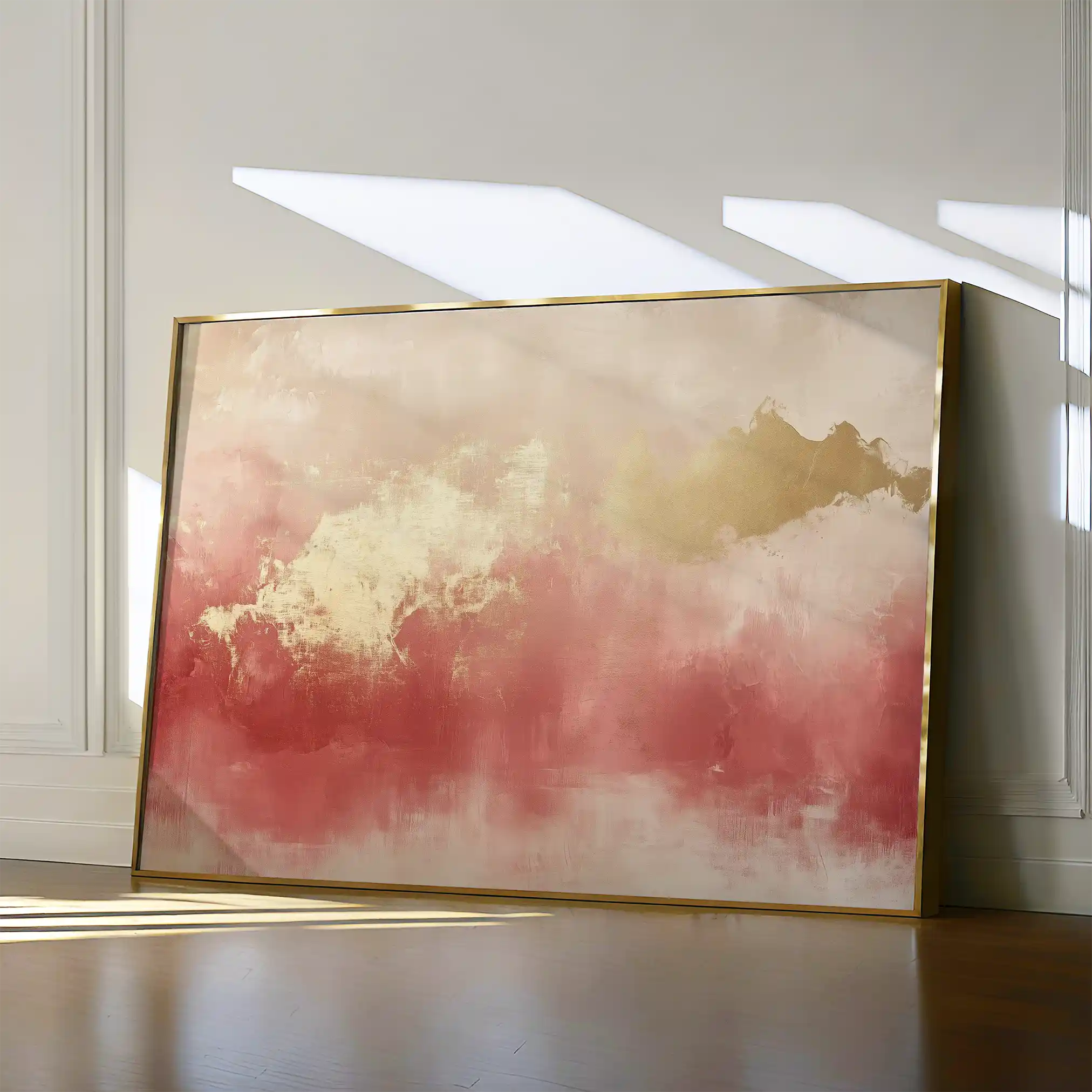 Abstract Canvas Wall Art WAD344-A 90 x 60 cm / Stretched on hidden frame