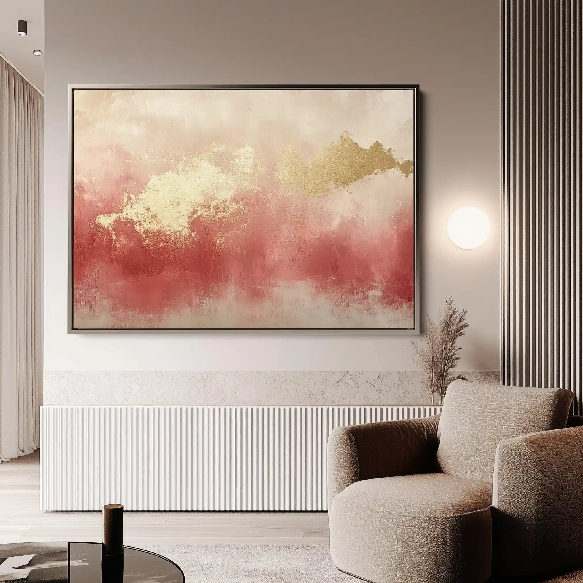 Abstract Canvas Wall Art WAD344-A 90 x 60 cm / Stretched on hidden frame
