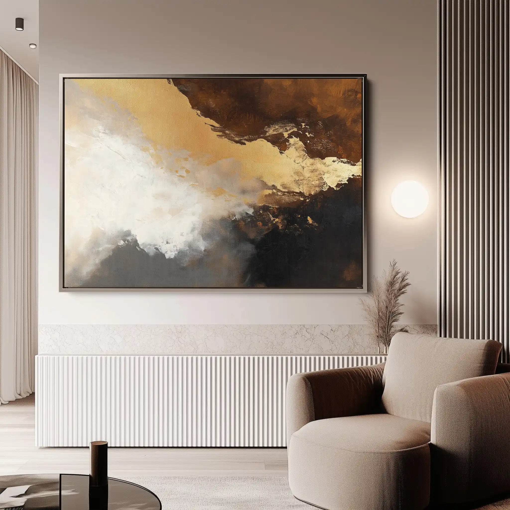 Abstract 345 Canvas Art 60 x 40 cm / Stretched on hidden frame