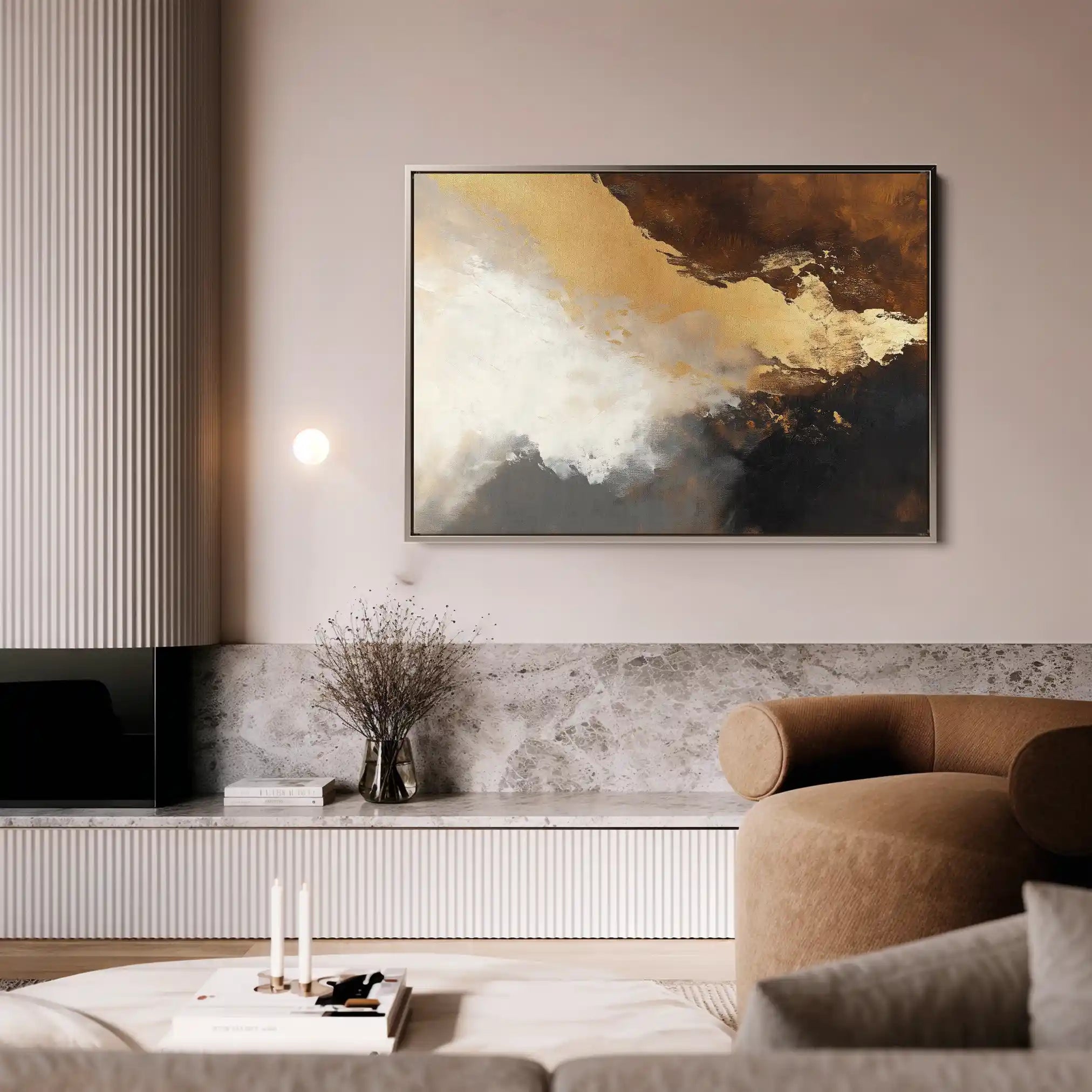 Abstract 345 Canvas Art 60 x 40 cm / Stretched on hidden frame