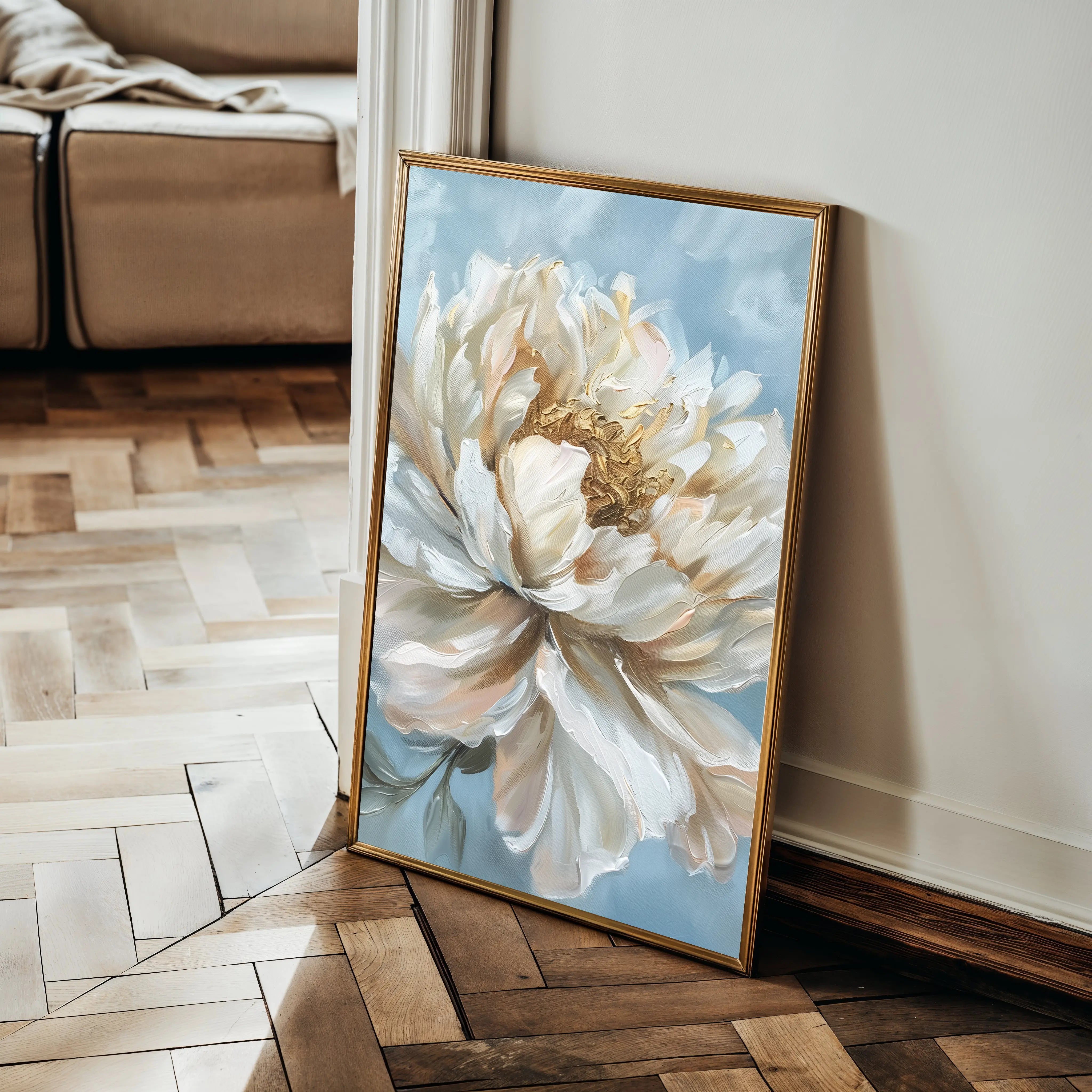 Floral Canvas Wall Art WAD345-F 90 x 60 cm / Stretched on hidden frame