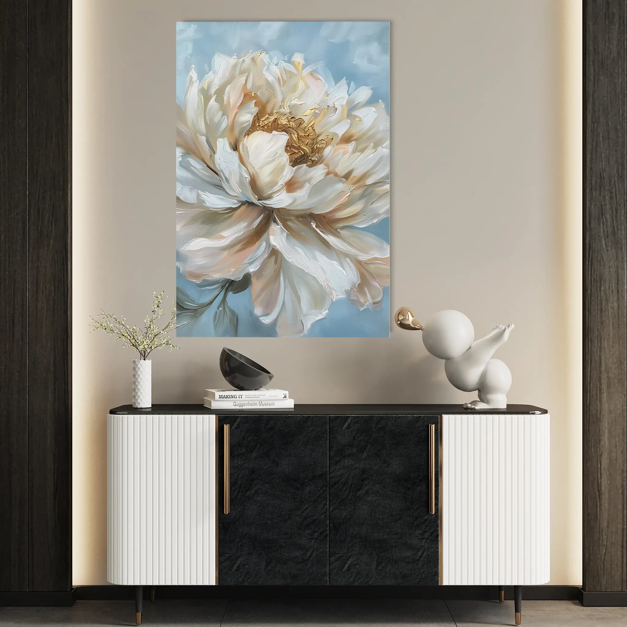 Floral Canvas Wall Art WAD345-F 90 x 60 cm / Stretched on hidden frame