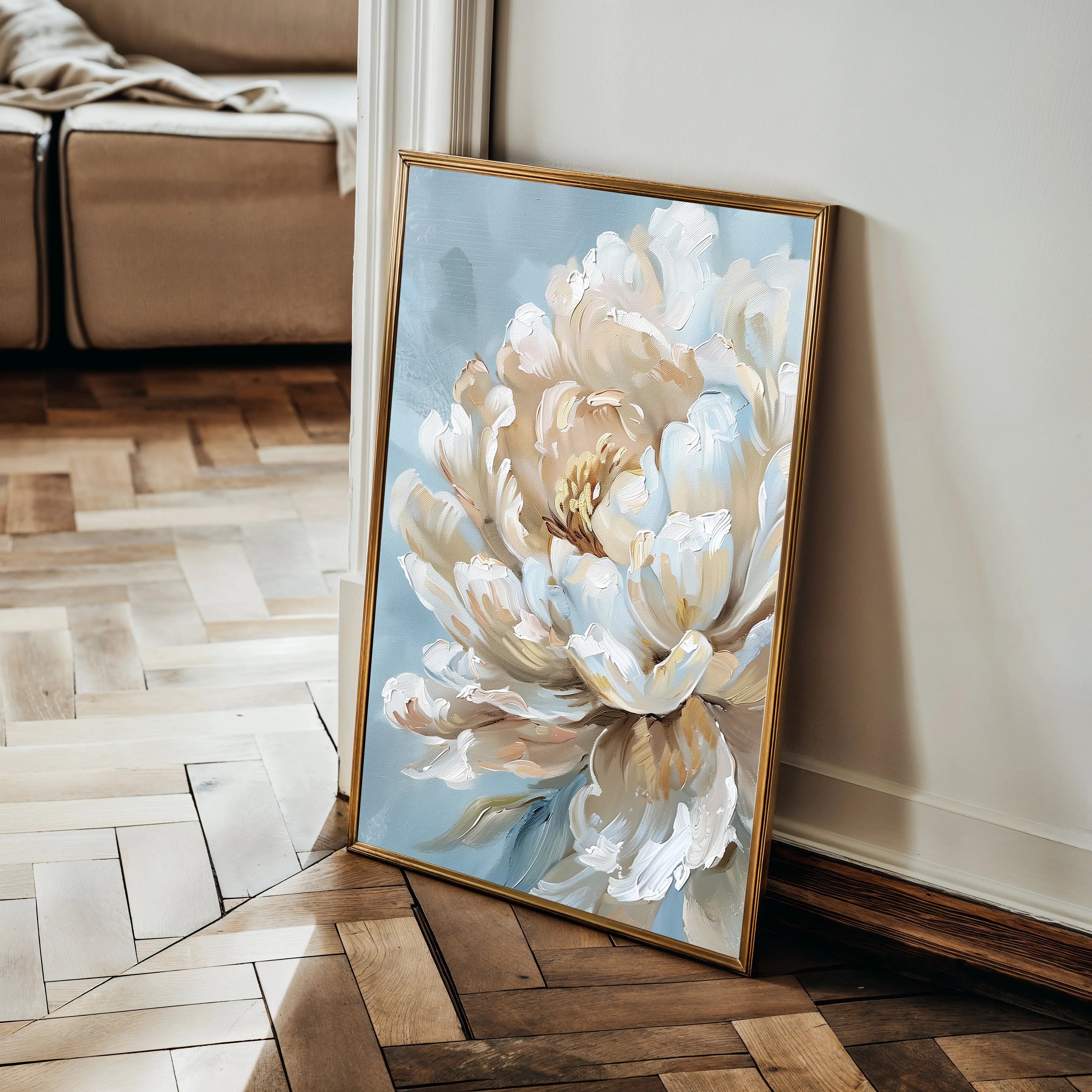 Floral Canvas Wall Art WAD346-F 90 x 60 cm / Stretched on hidden frame