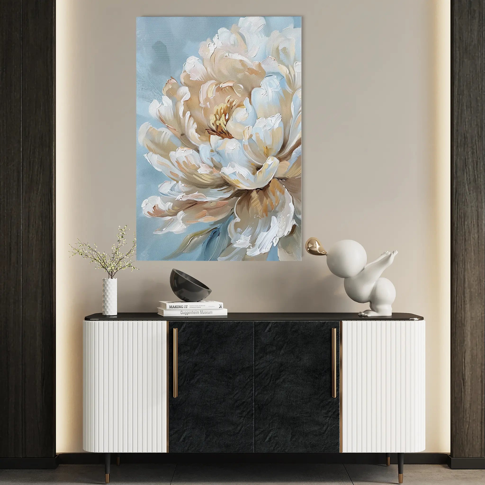 Floral Canvas Wall Art WAD346-F 90 x 60 cm / Stretched on hidden frame