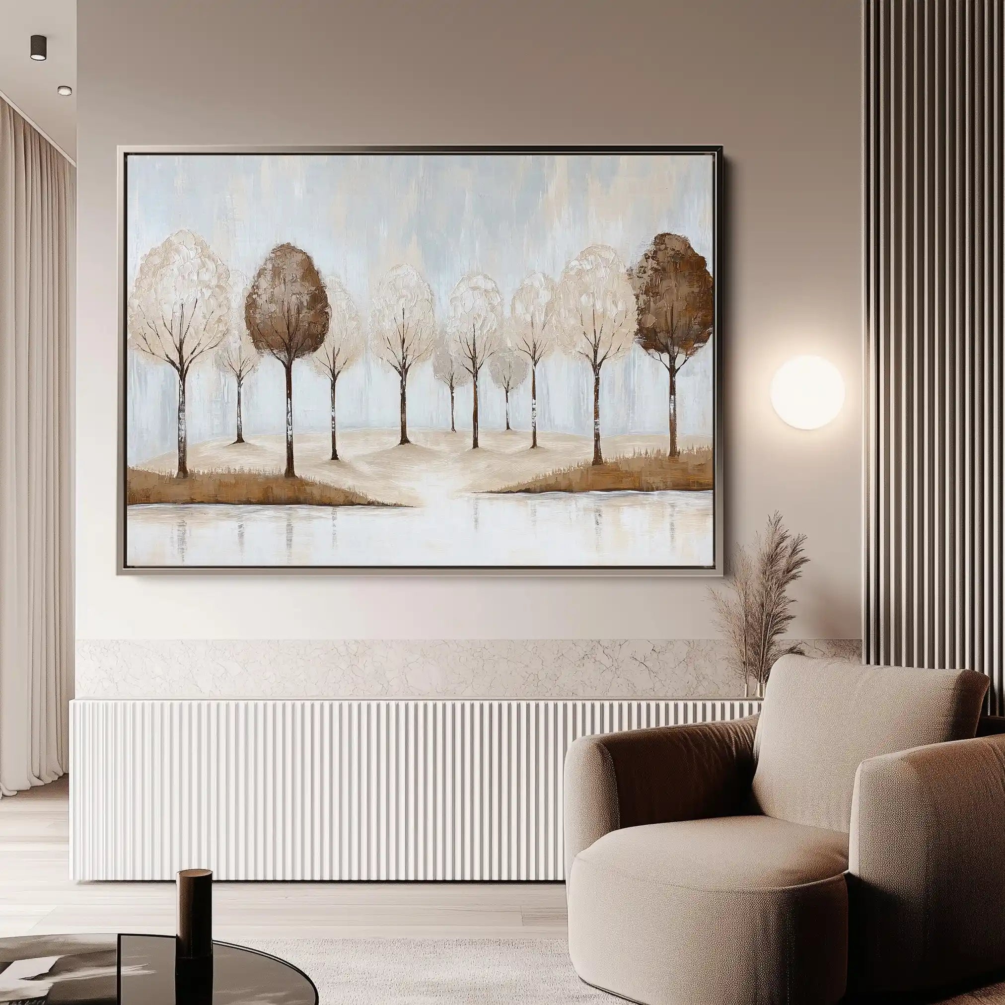 Landscape 346 Canvas Art 90 x 60 cm / Stretched on hidden frame