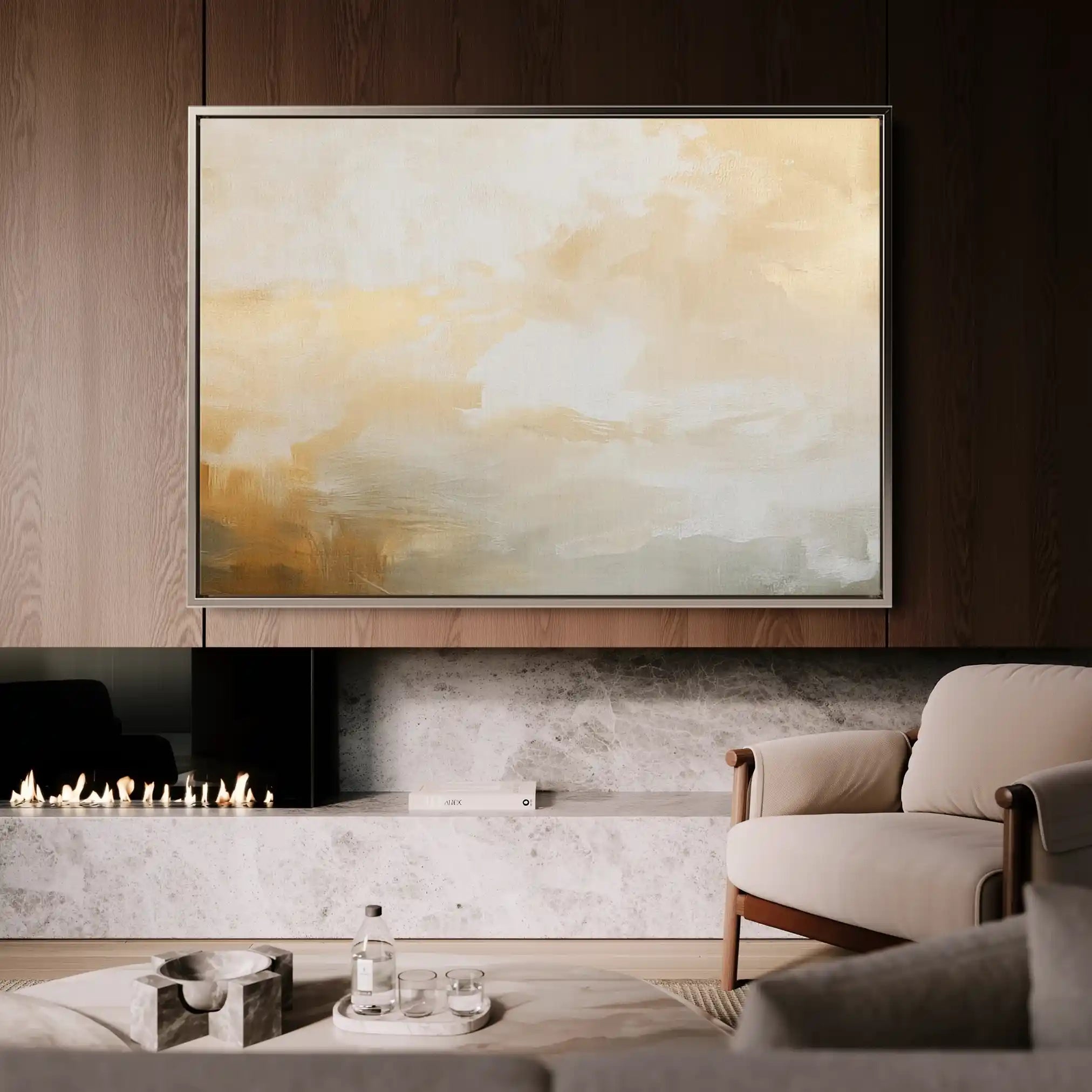 Abstract 347 Canvas Art 60 x 40 cm / Stretched on hidden frame