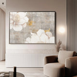 Floral Canvas Wall Art WAD347-F 90 x 60 cm / Stretched on hidden frame