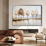 Landscape 347 Canvas Art 90 x 60 cm / Stretched on hidden frame